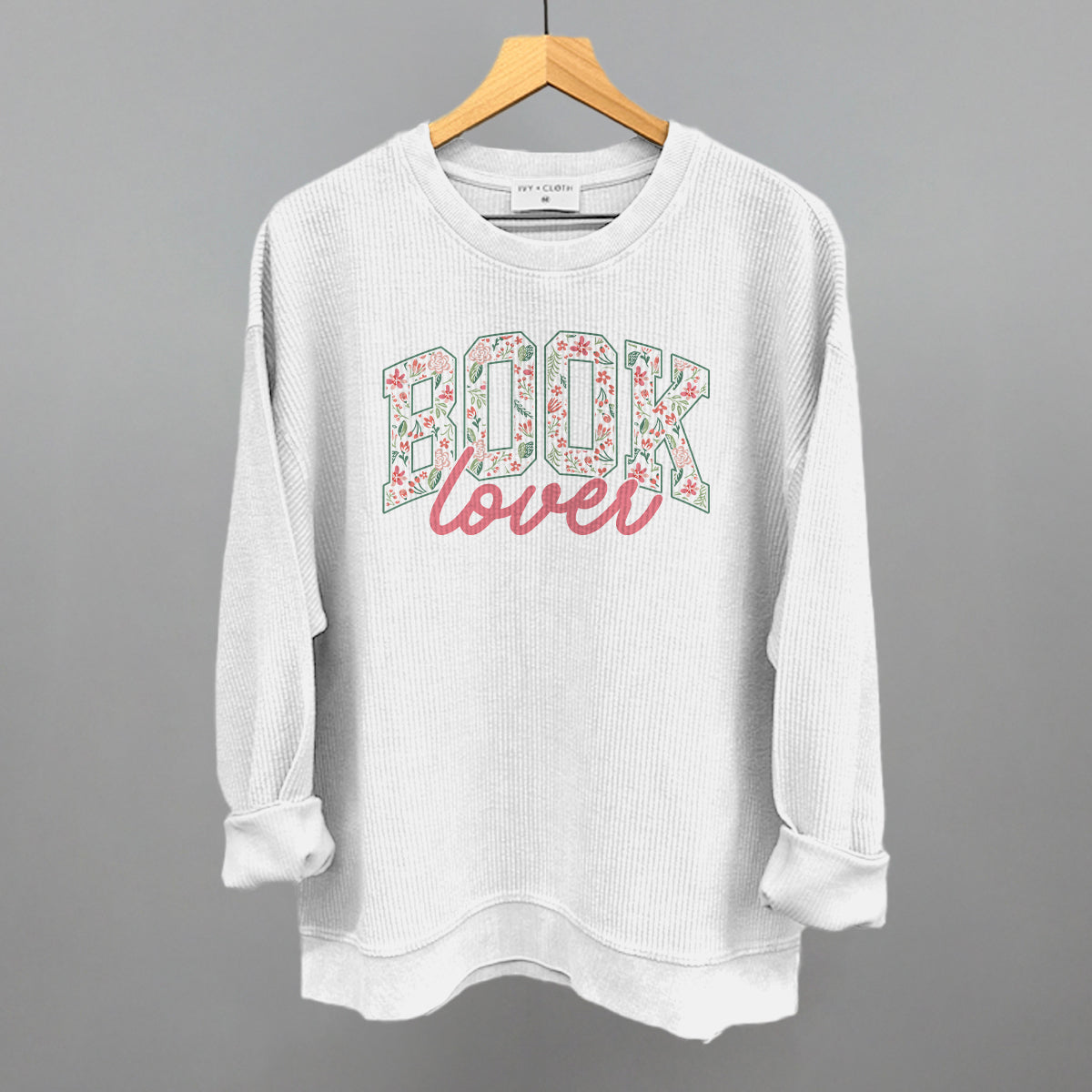 Book Lover Floral Arch + Script