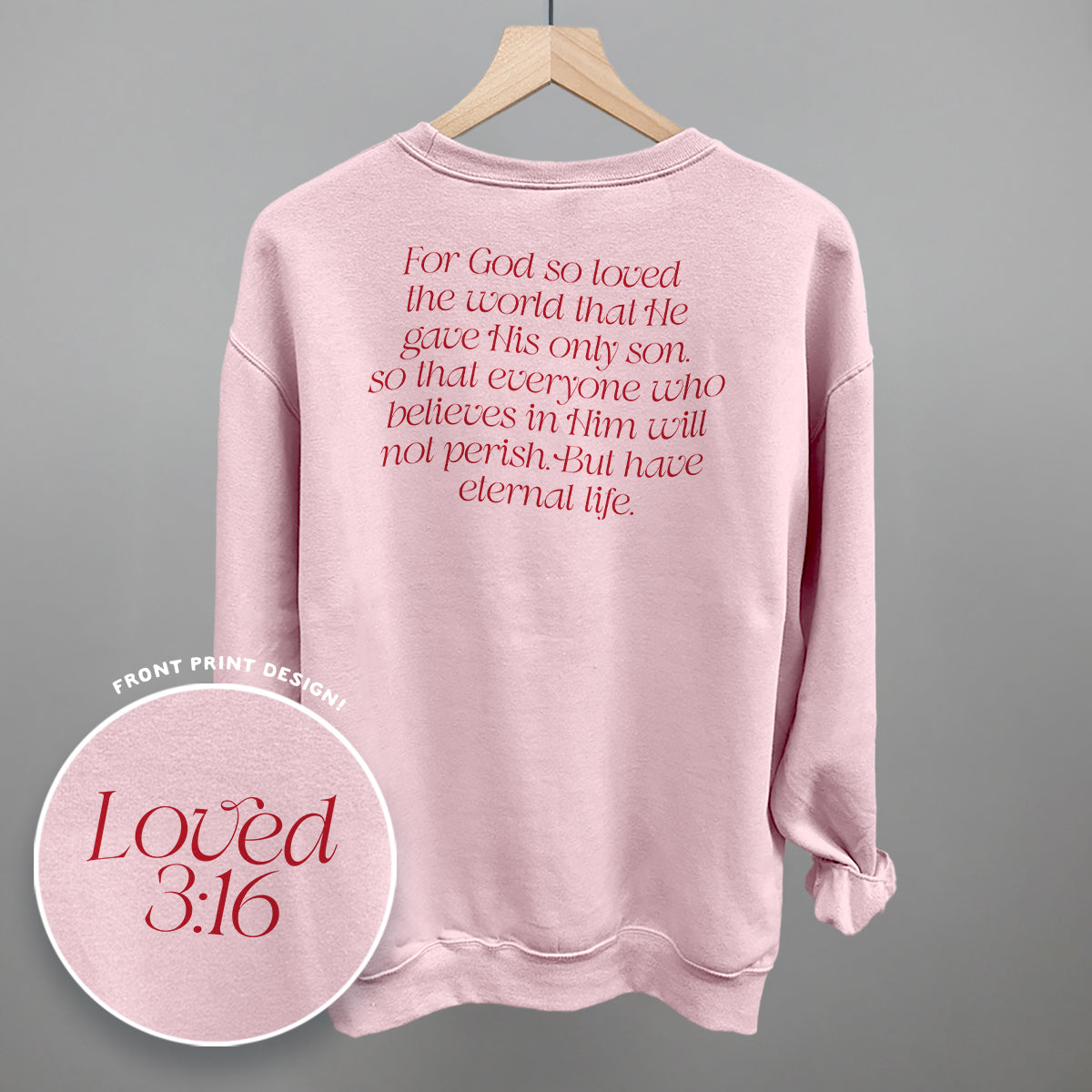 Loved 3:16 Verse (Back Print)