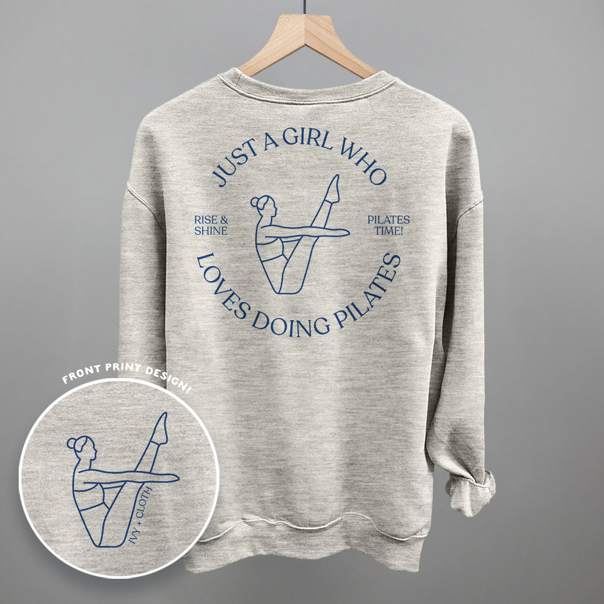 Just A Girl Who Loves Doing Pilates (Back Print)