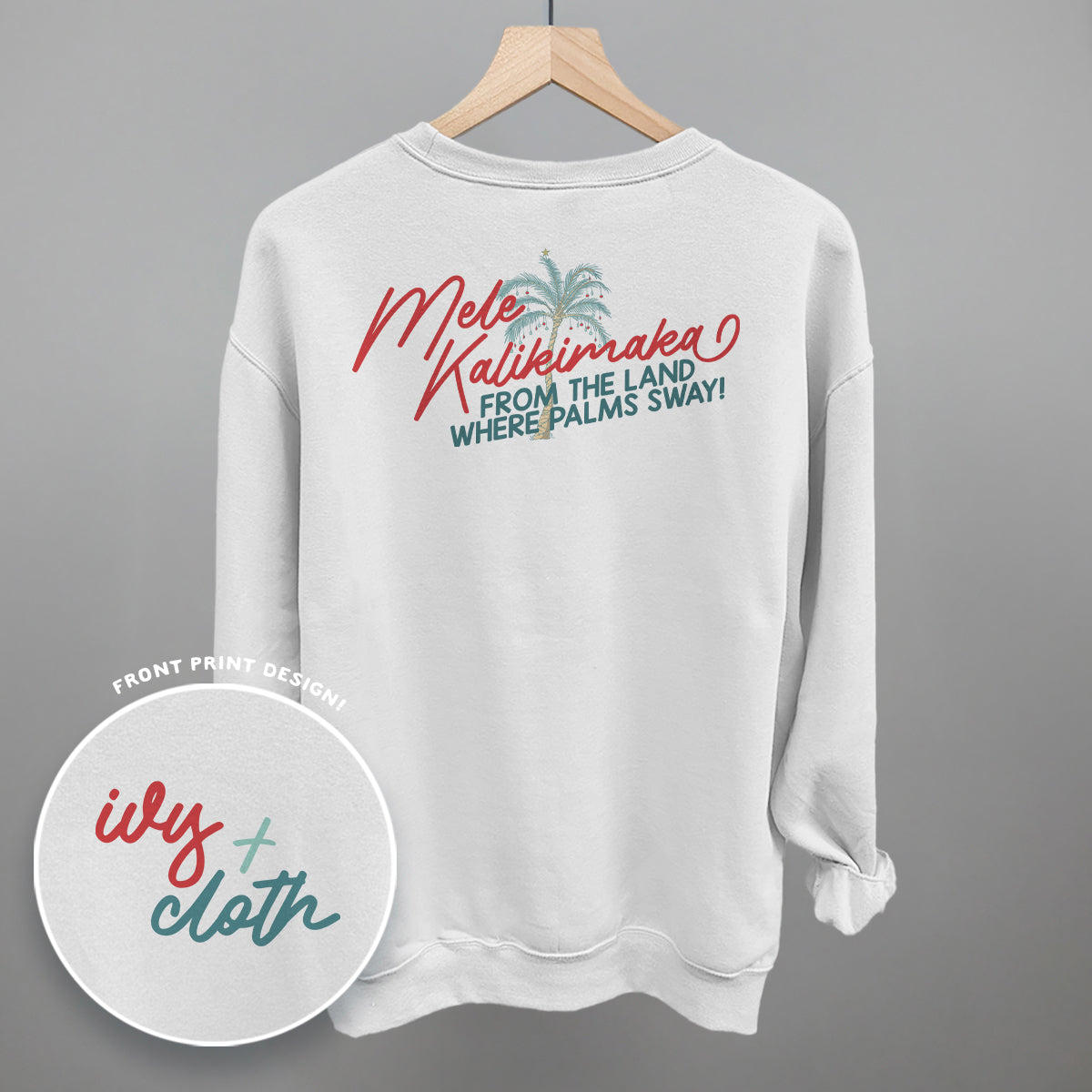 Mele Kalikimaka (Back Print)