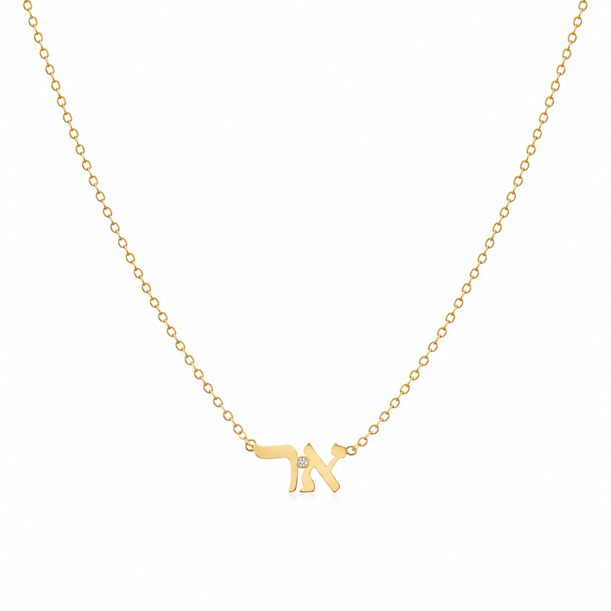 Liran Initials Diamond Necklace