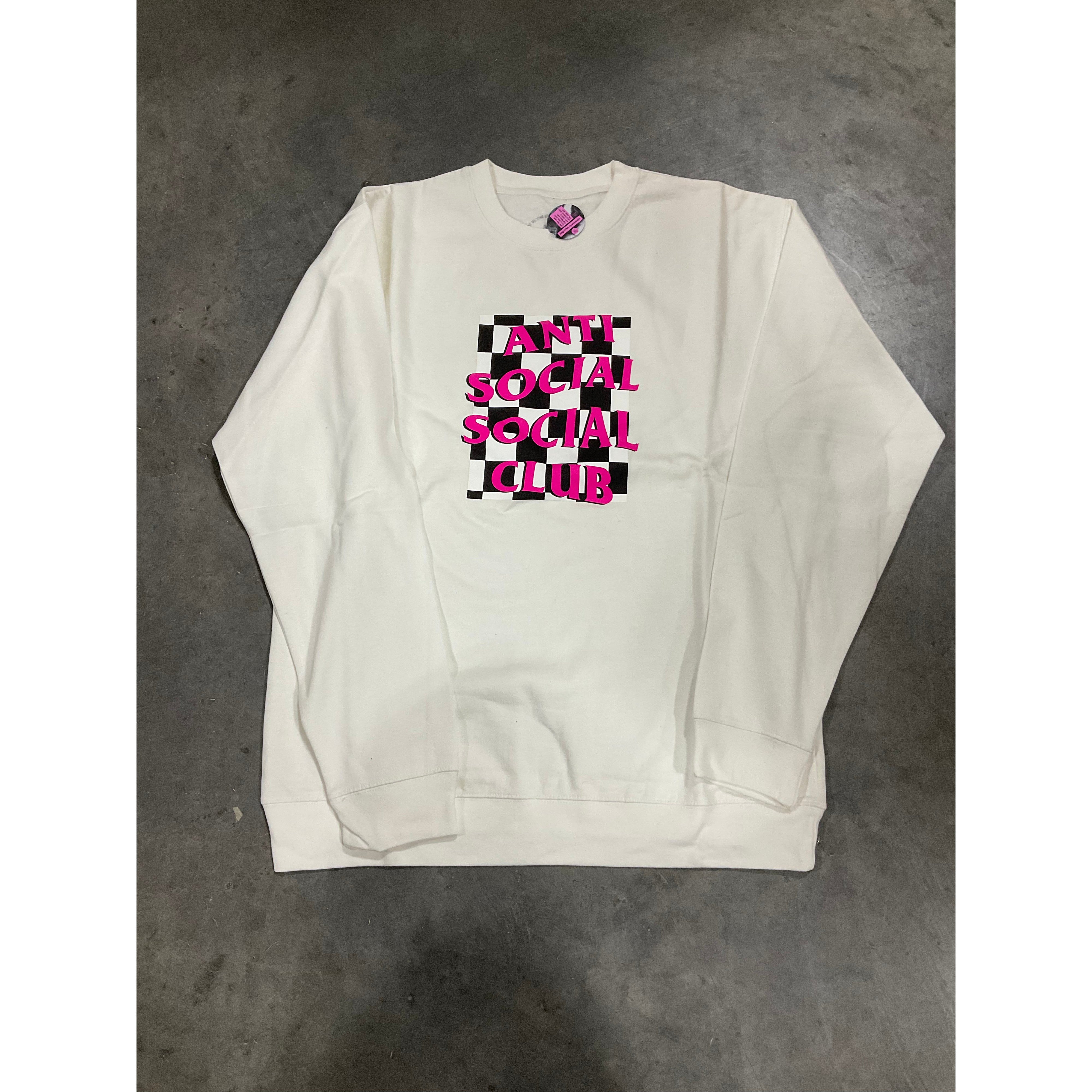 Anti Social Social Club Mail Grab Crewneck Sweater White