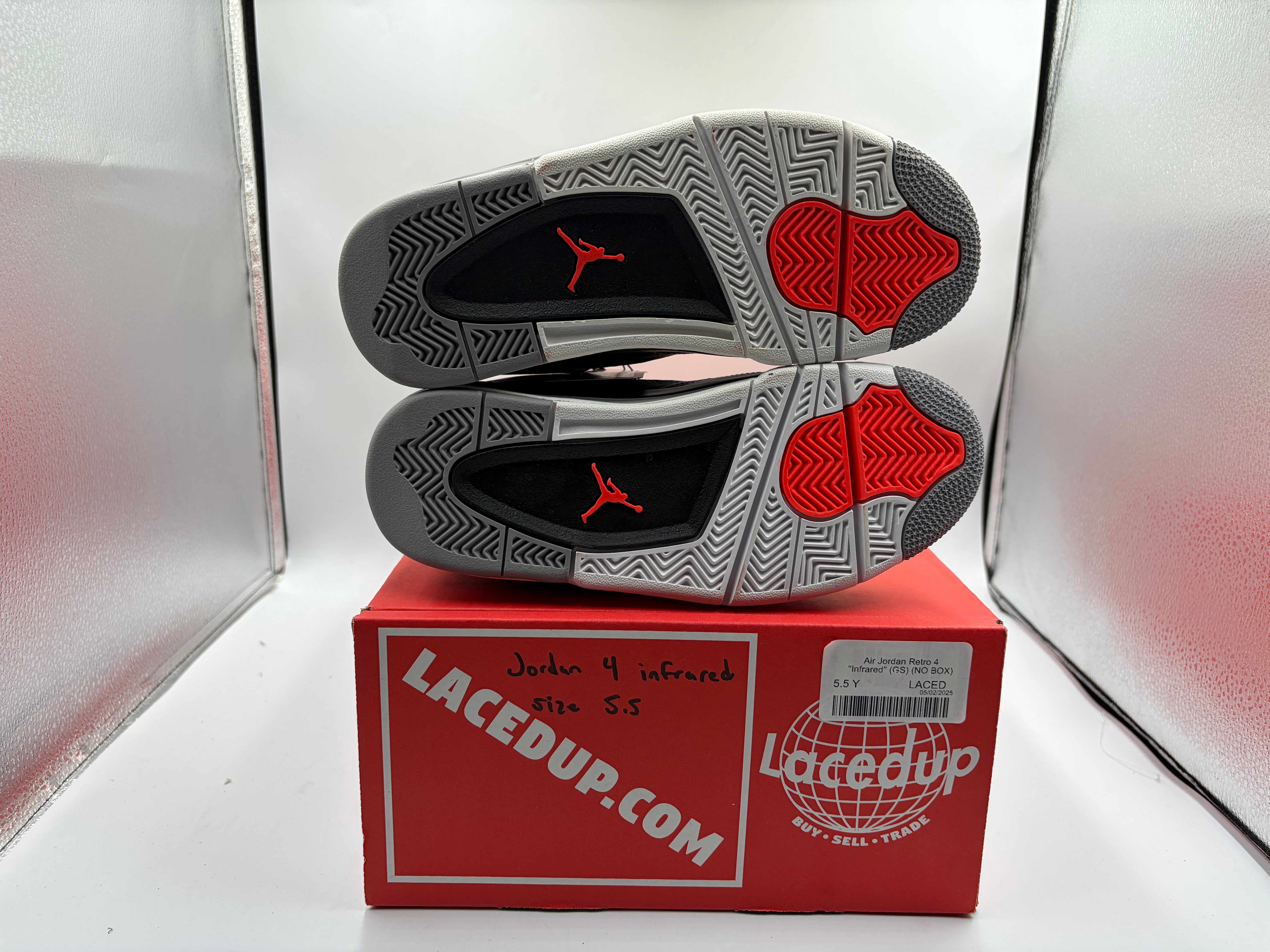 Air Jordan Retro 4 "Infrared" (GS) (NO BOX)