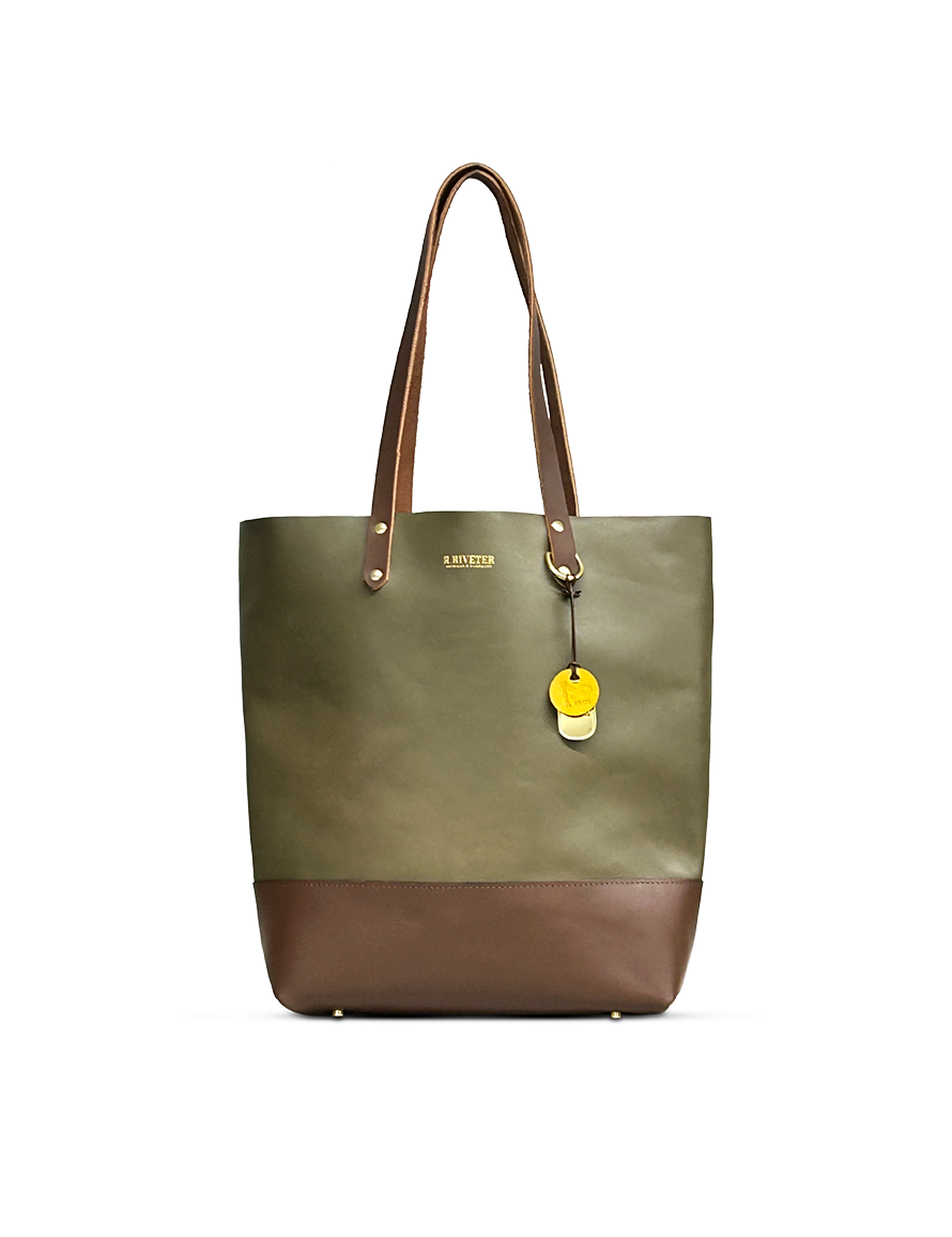 Emma Leather Tote | Fatigue