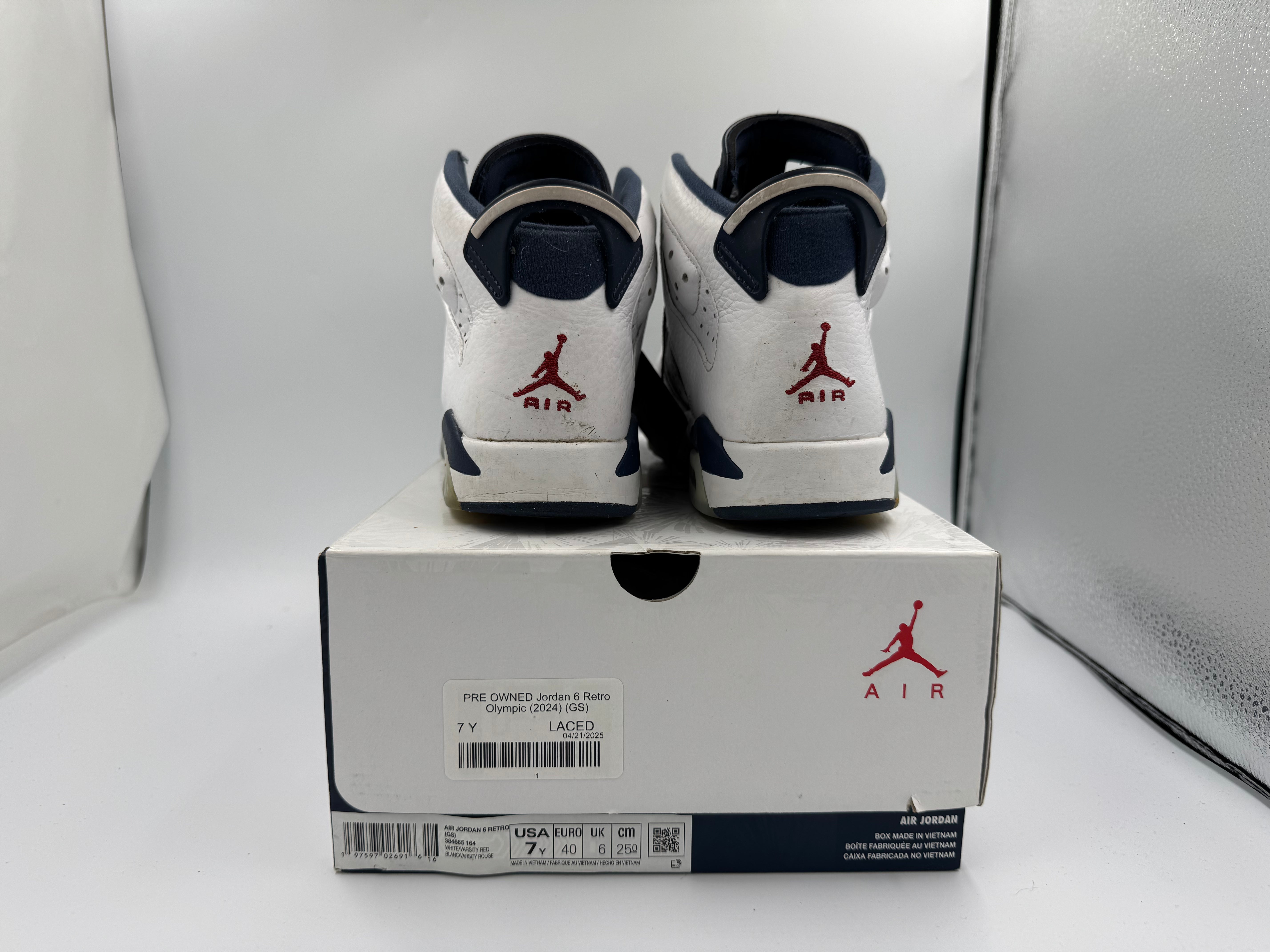 PRE OWNED Jordan 6 Retro Olympic (2024) (GS)