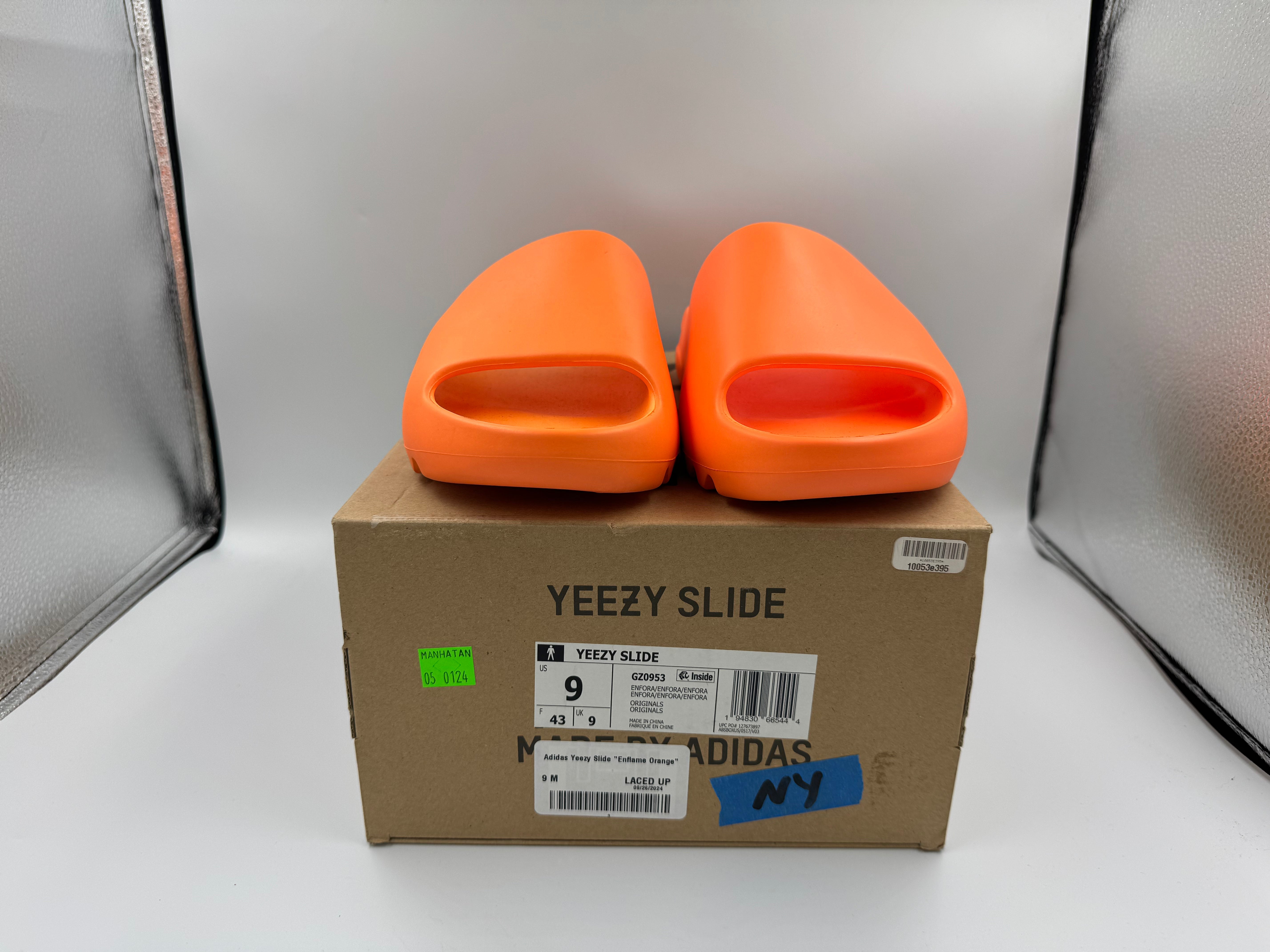 PRE OWNED Adidas Yeezy Slide "Enflame Orange" Conditional
