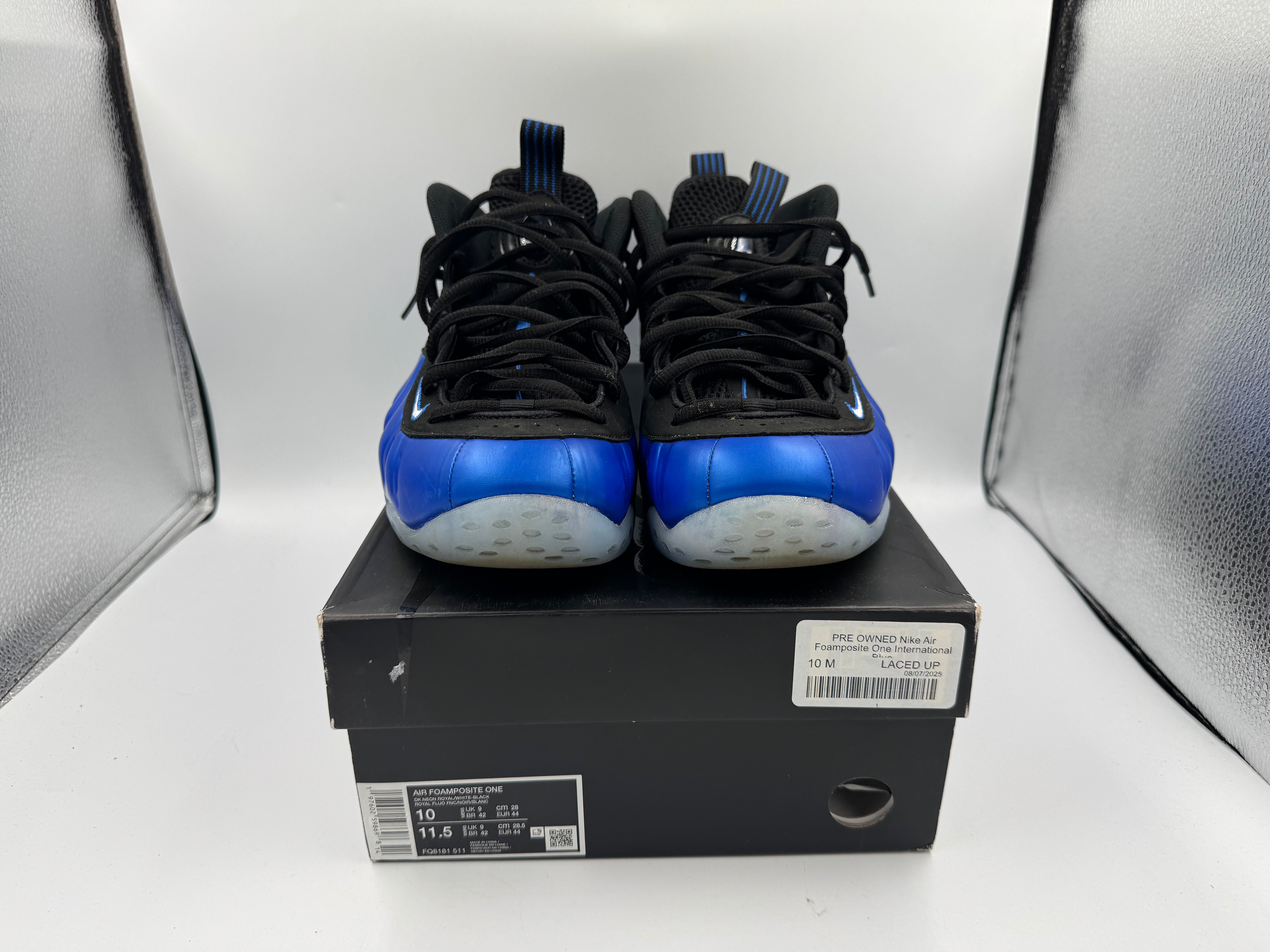 PRE OWNED Nike Air Foamposite One International Blue
