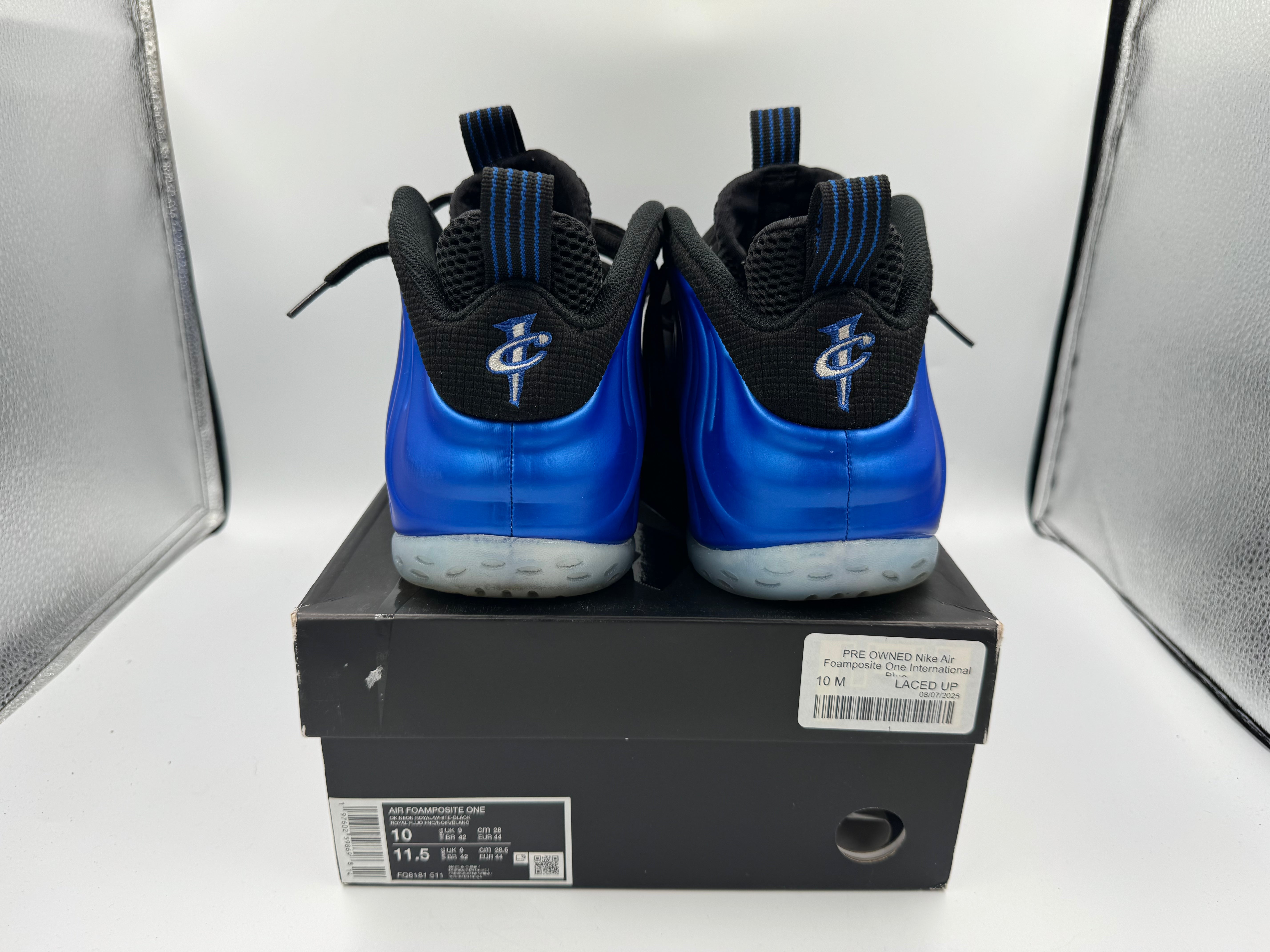PRE OWNED Nike Air Foamposite One International Blue