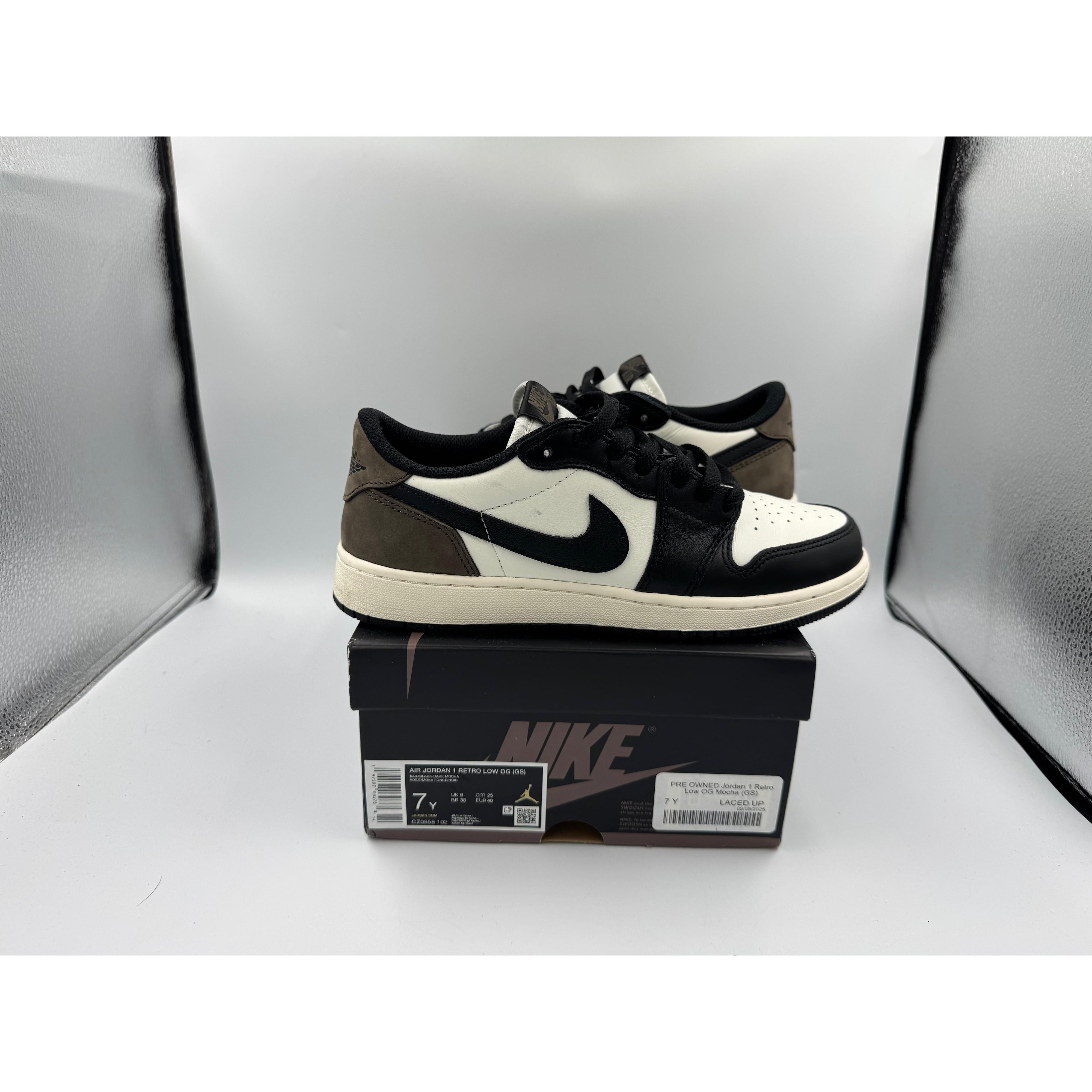 PRE OWNED Jordan 1 Retro Low OG Mocha (GS)