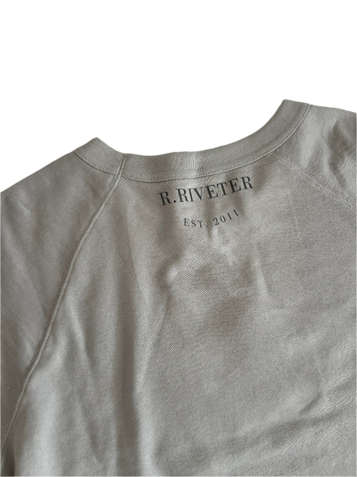 Crew Neck Terry Pullover | Take the Leap - Grey Medium