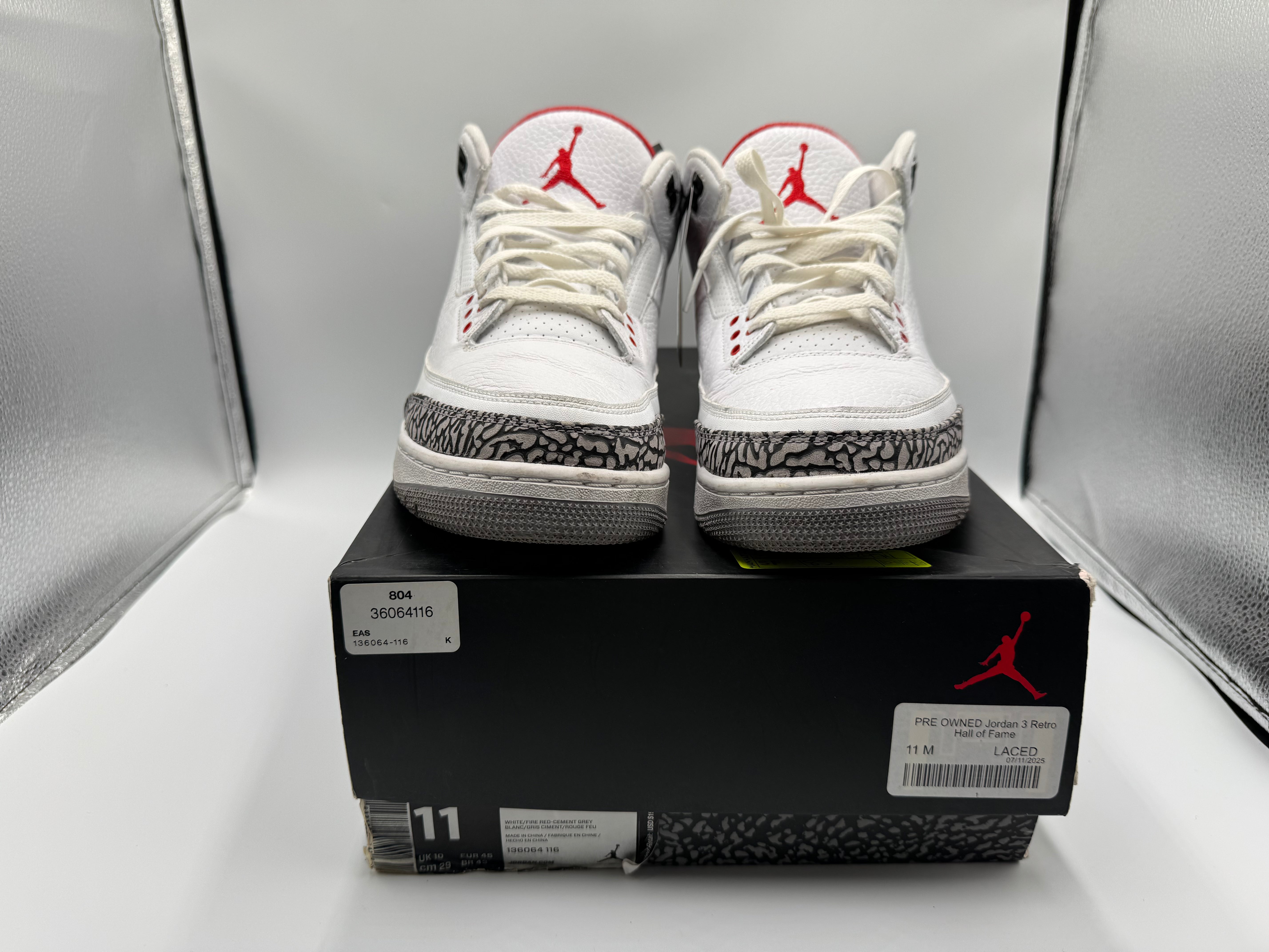 PRE OWNED Jordan 3 Retro Hall of Fame
