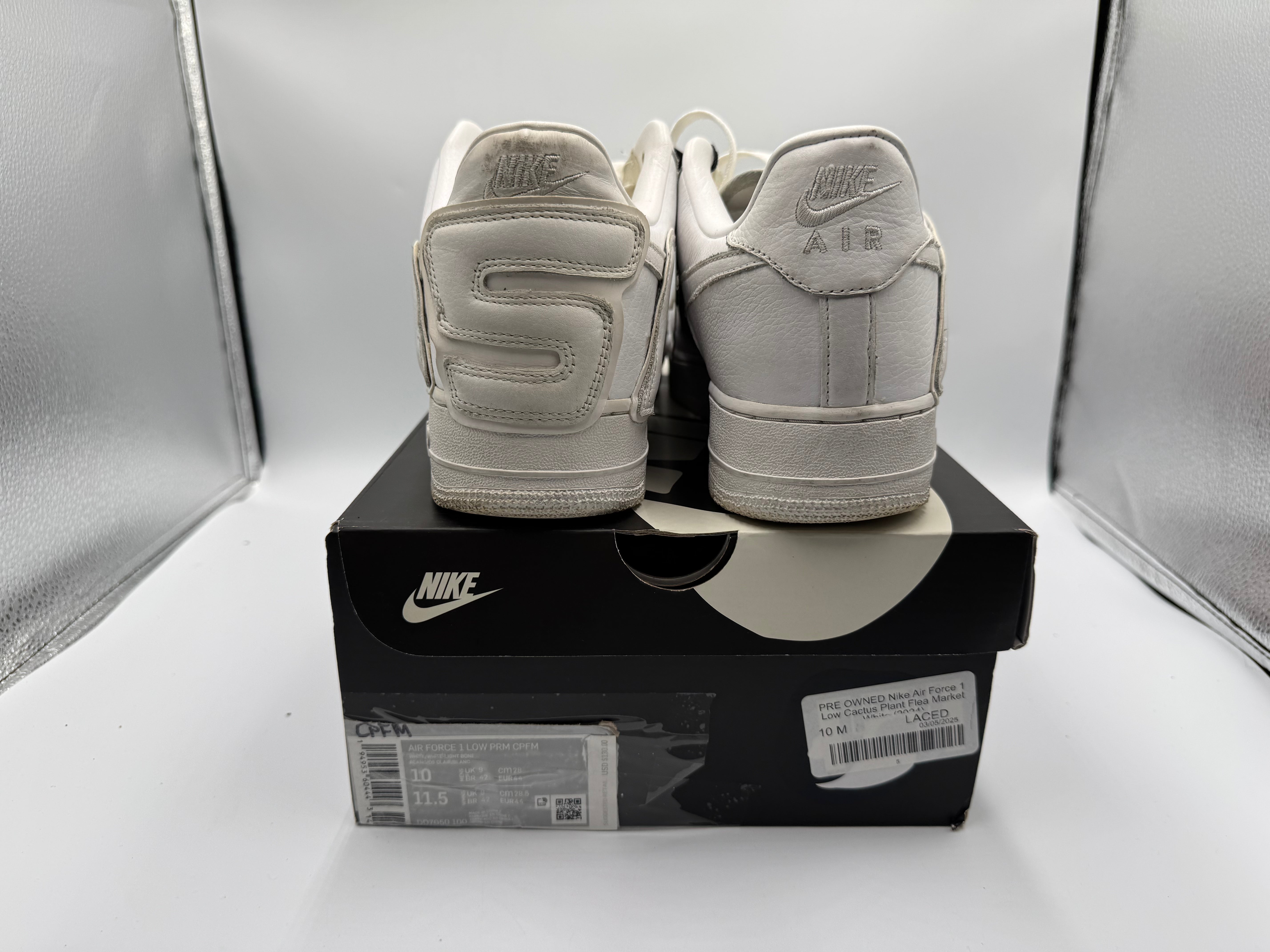 PRE OWNED Nike Air Force 1 Low Cactus Plant Flea Market White (2024)