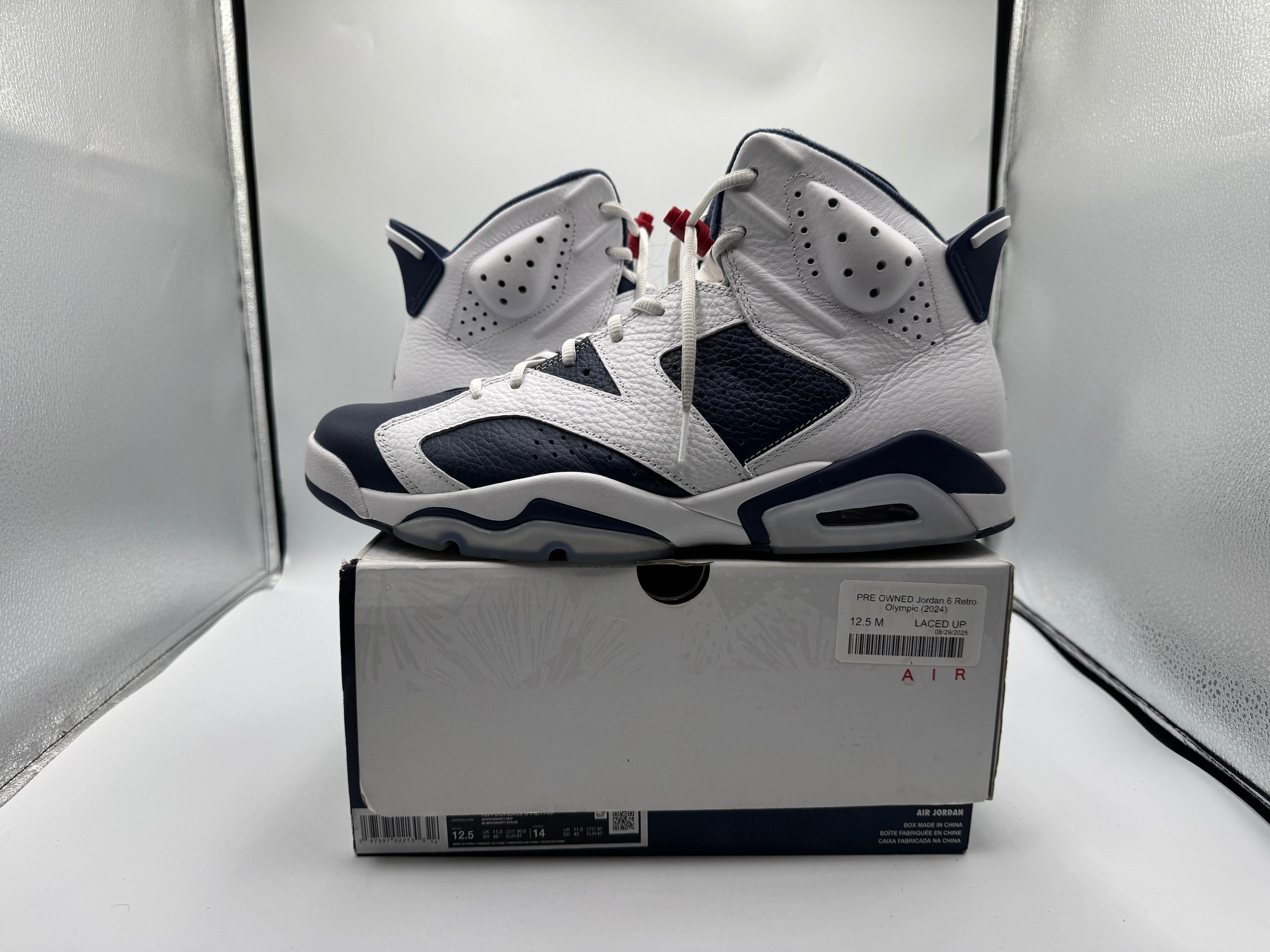 PRE OWNED Jordan 6 Retro Olympic (2024)