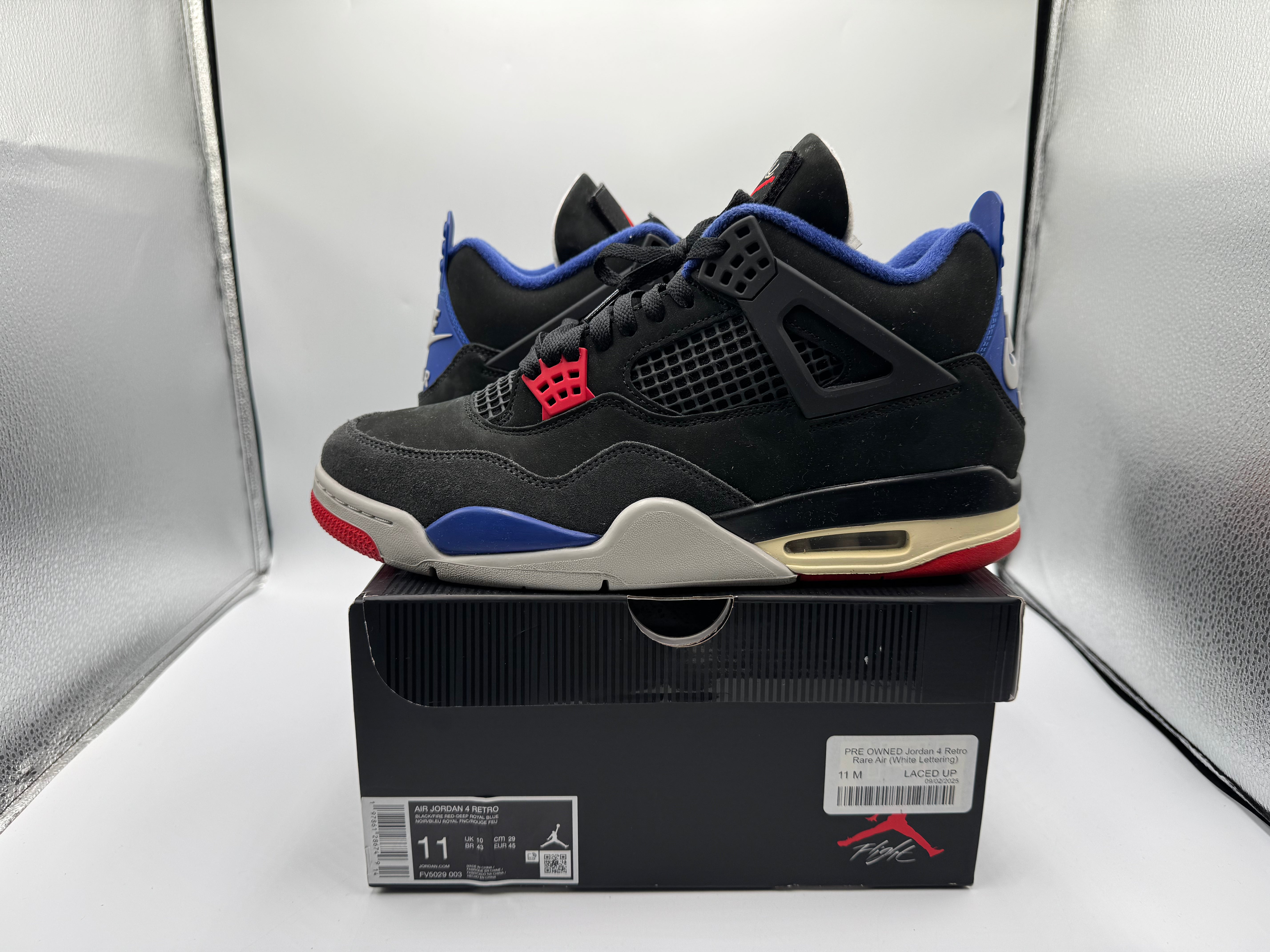 PRE OWNED Jordan 4 Retro Rare Air (White Lettering)