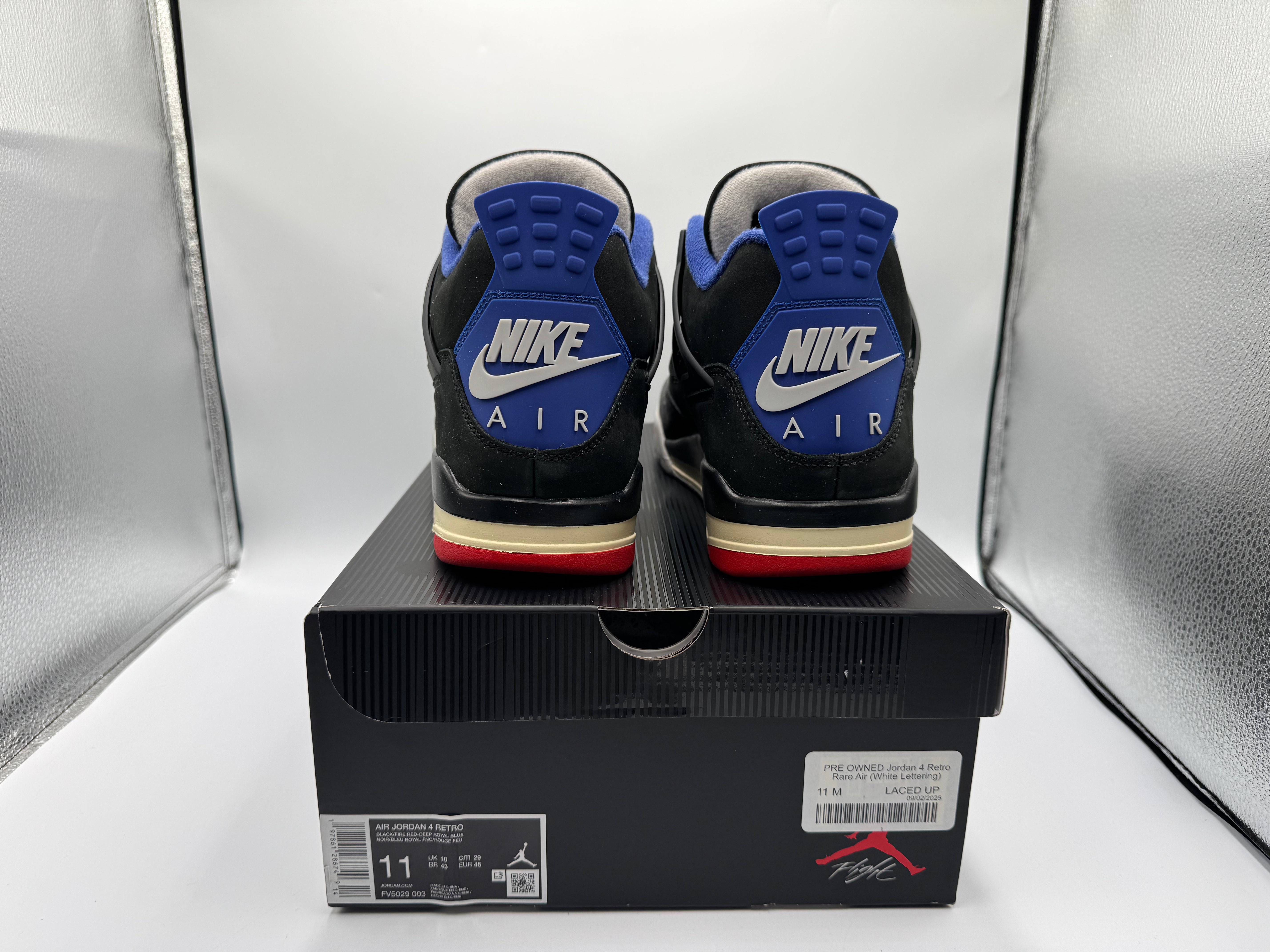 PRE OWNED Jordan 4 Retro Rare Air (White Lettering)