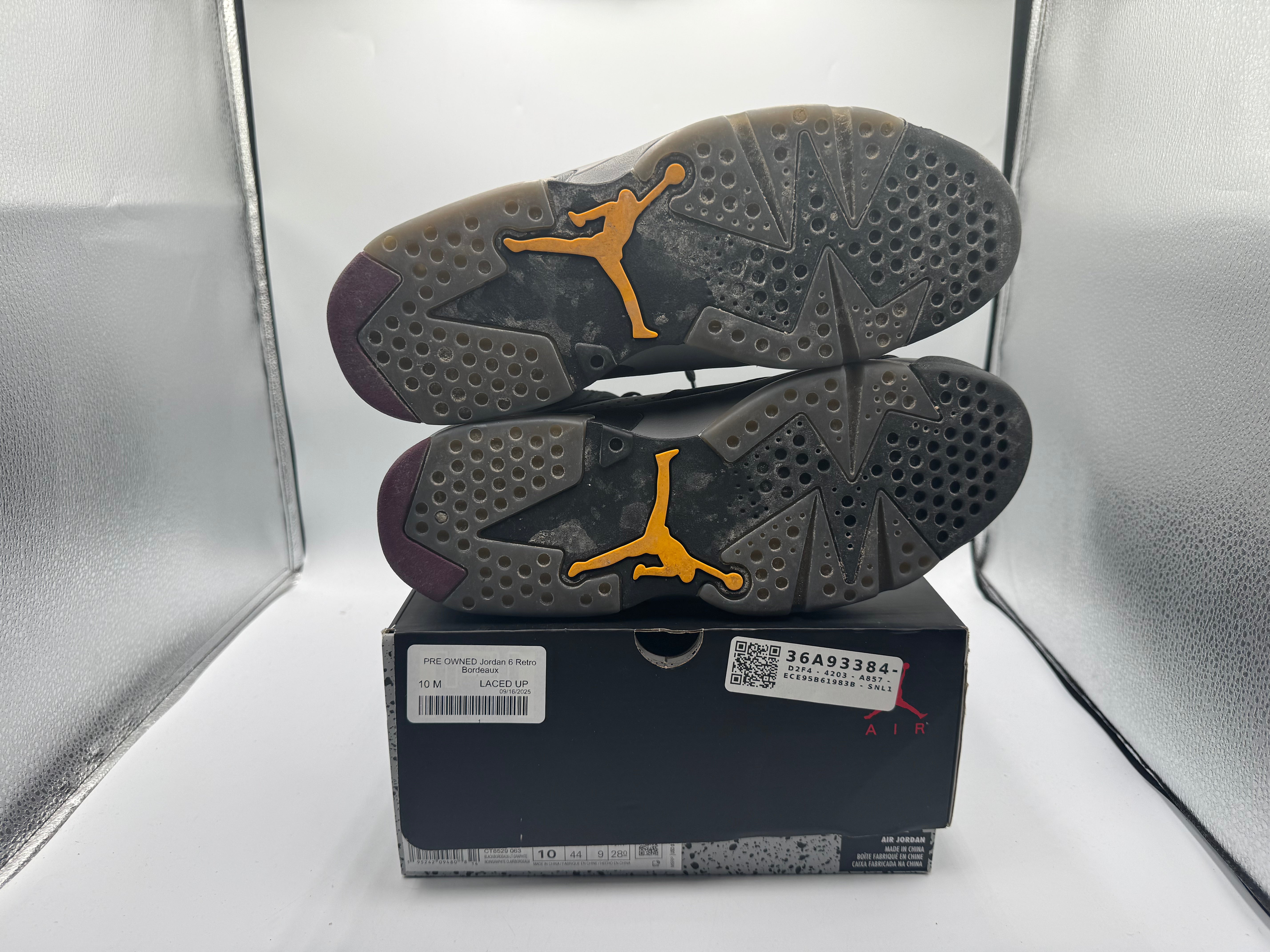 PRE OWNED Jordan 6 Retro Bordeaux
