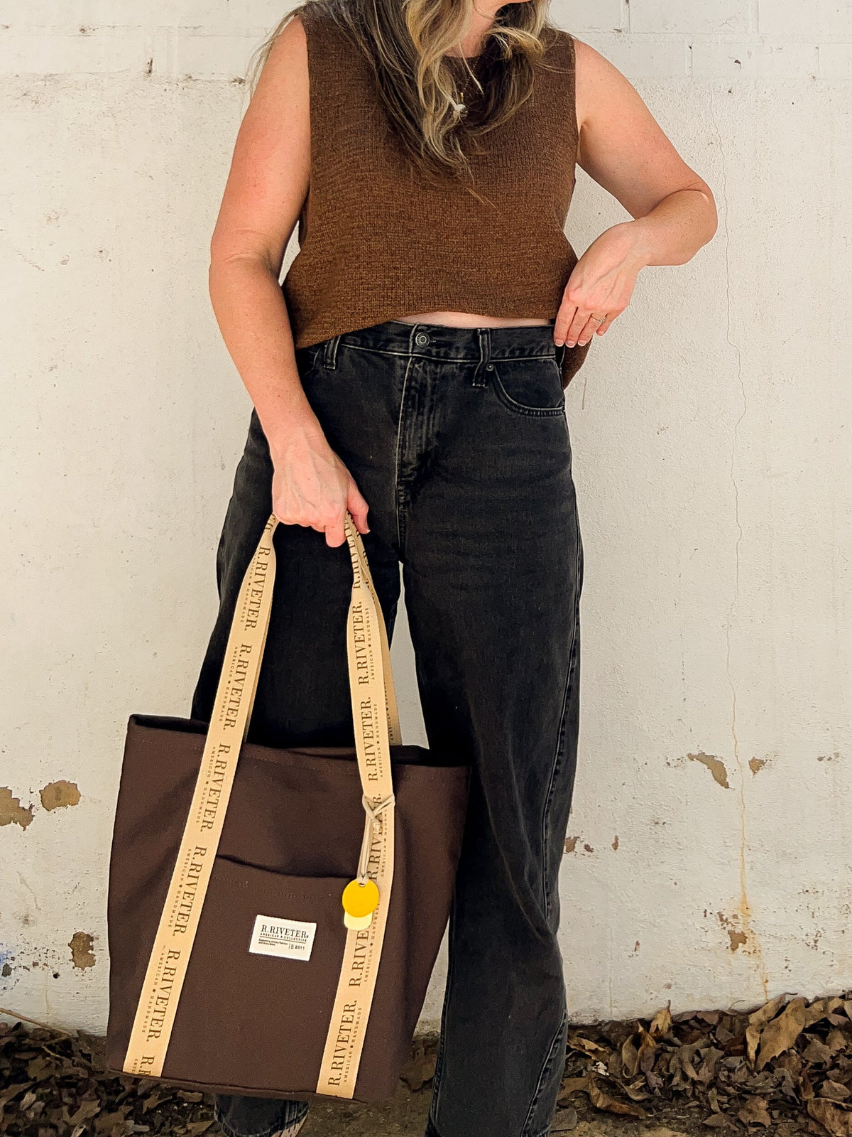 Margot Tote | Umber Brown Canvas