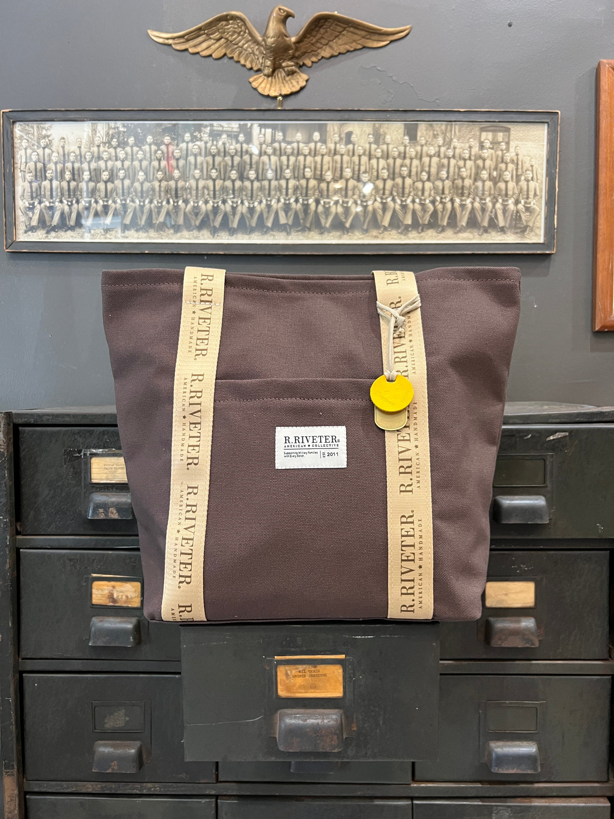 Margot Tote | Umber Brown Canvas
