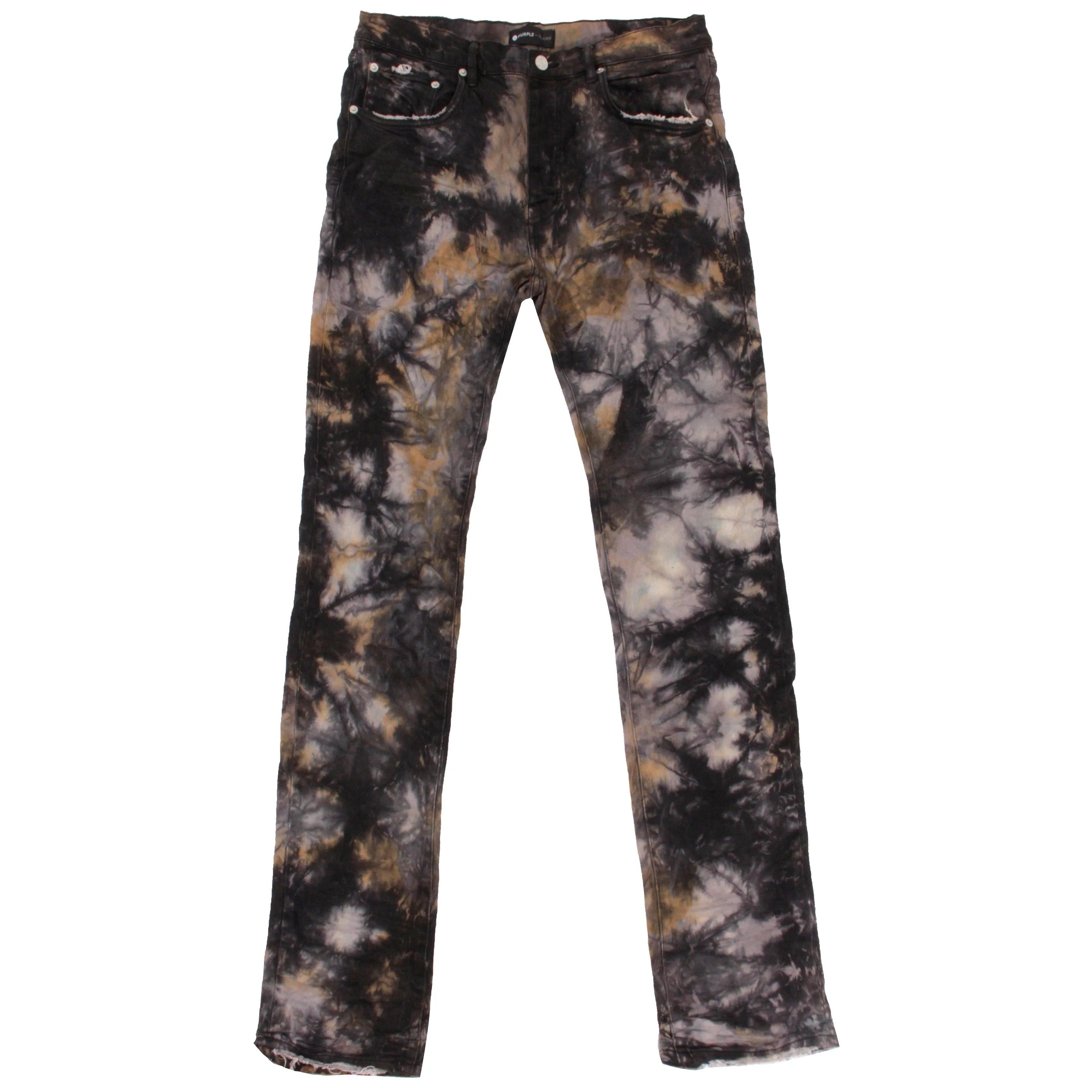 Purple Jeans  Clay Tie Dye Denim