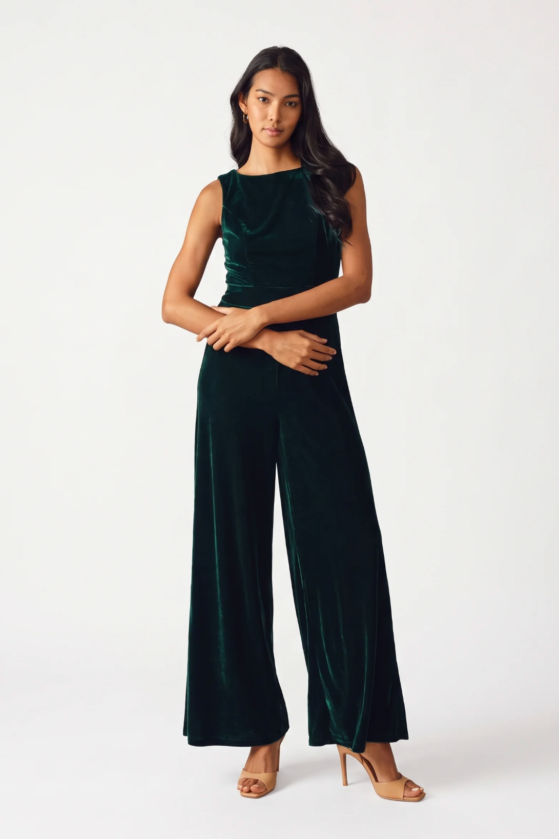 FINAL TOUCHES VELVET JUMPSUIT