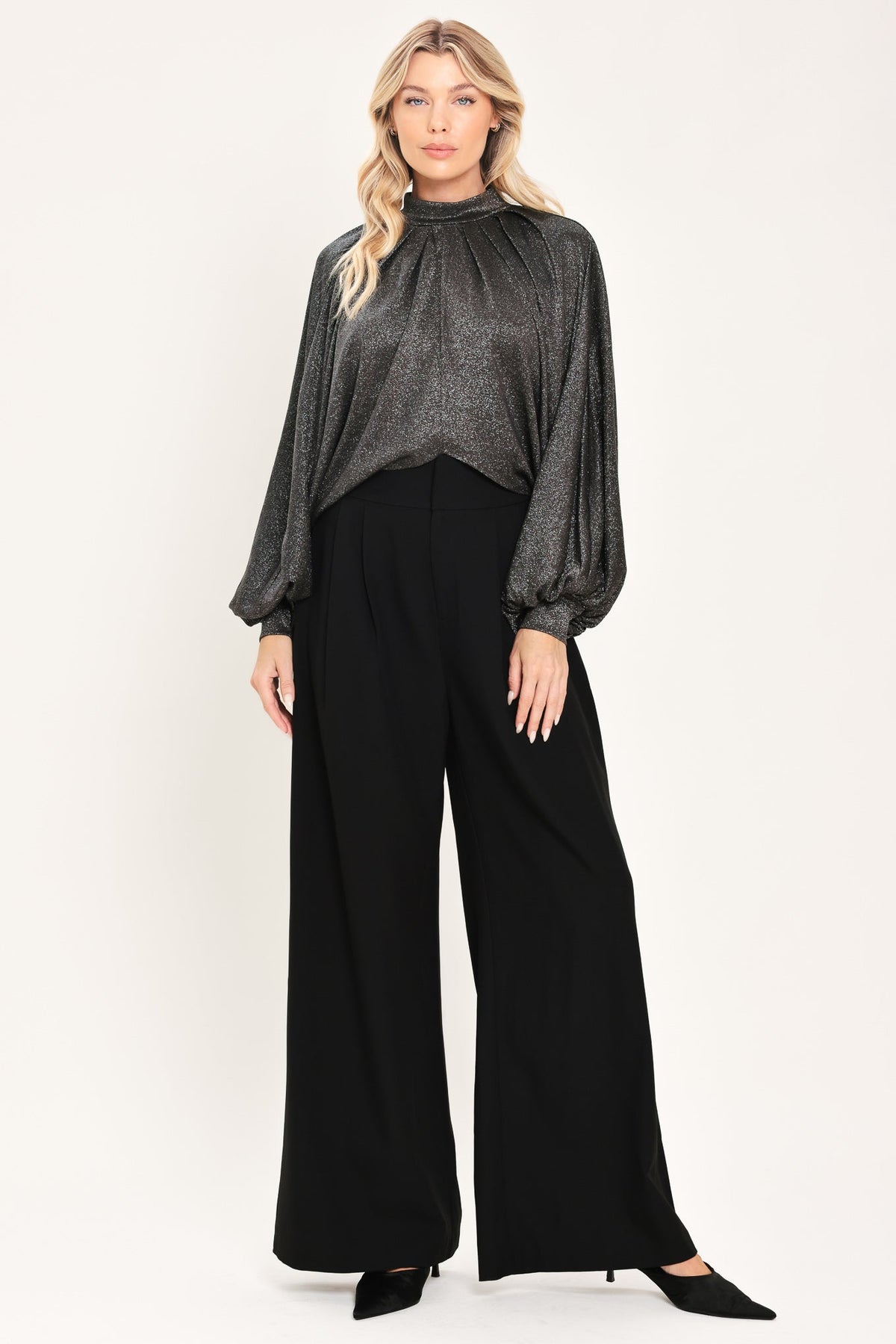 THEORY GREY STATEMENT TOP