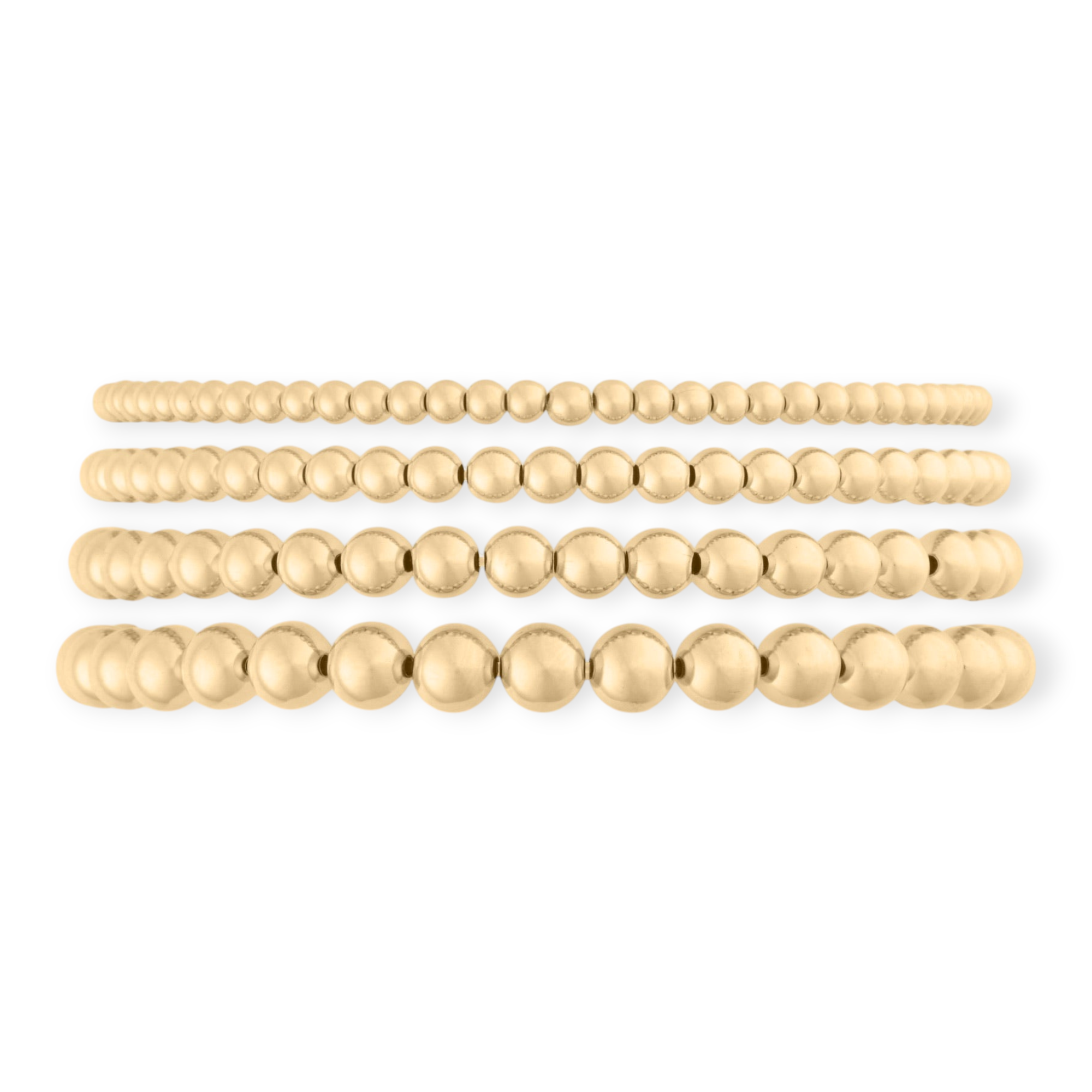 juno bracelet four stack (3+4+5+6mm)