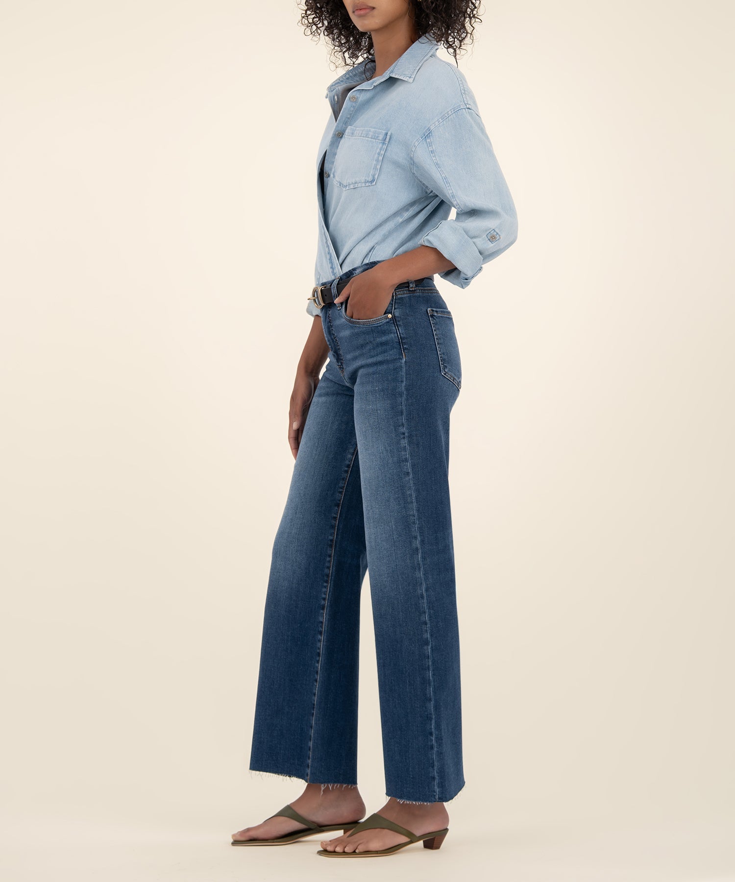 Meg High Rise Wide Leg, Petite