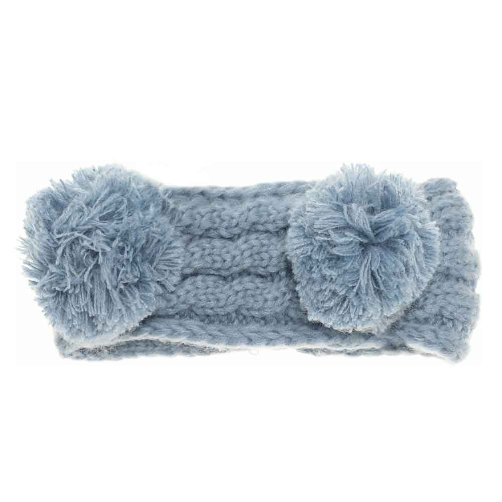 KIDS Solid Double Pom C.C Head Wrap