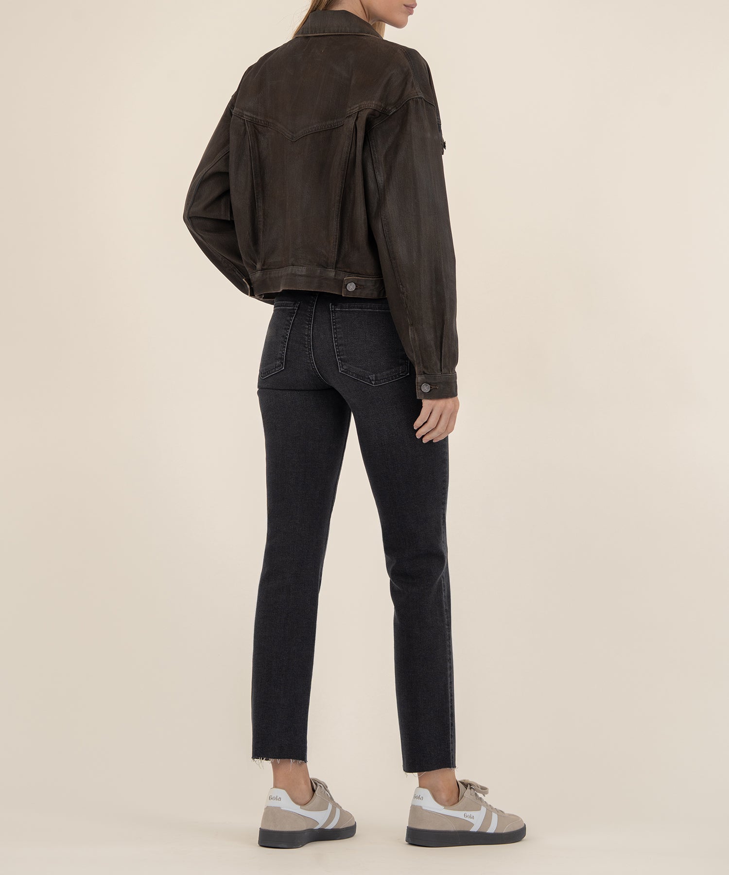 Emrie Coated Denim Jacket