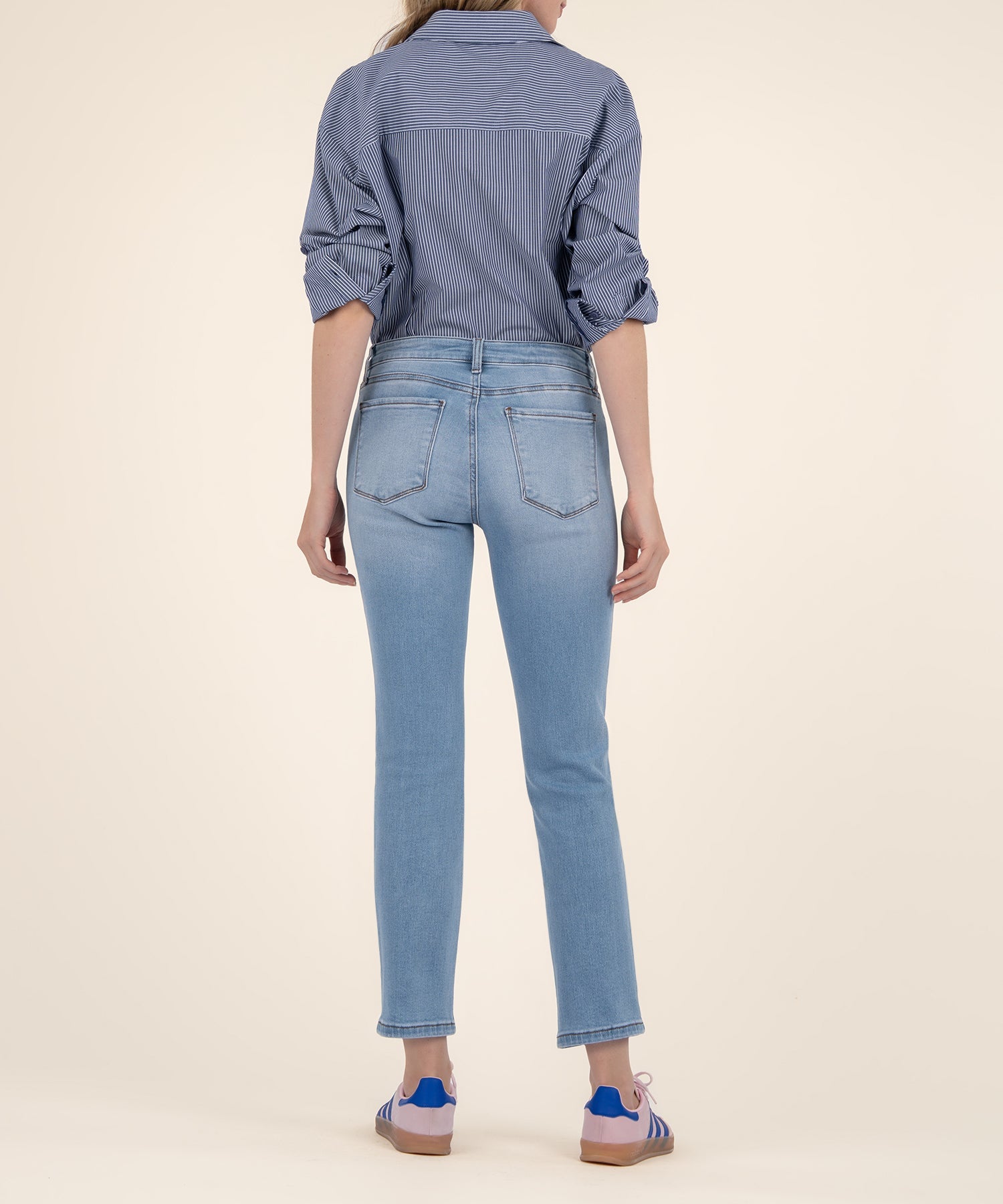 Reese Mid Rise Ankle Straight