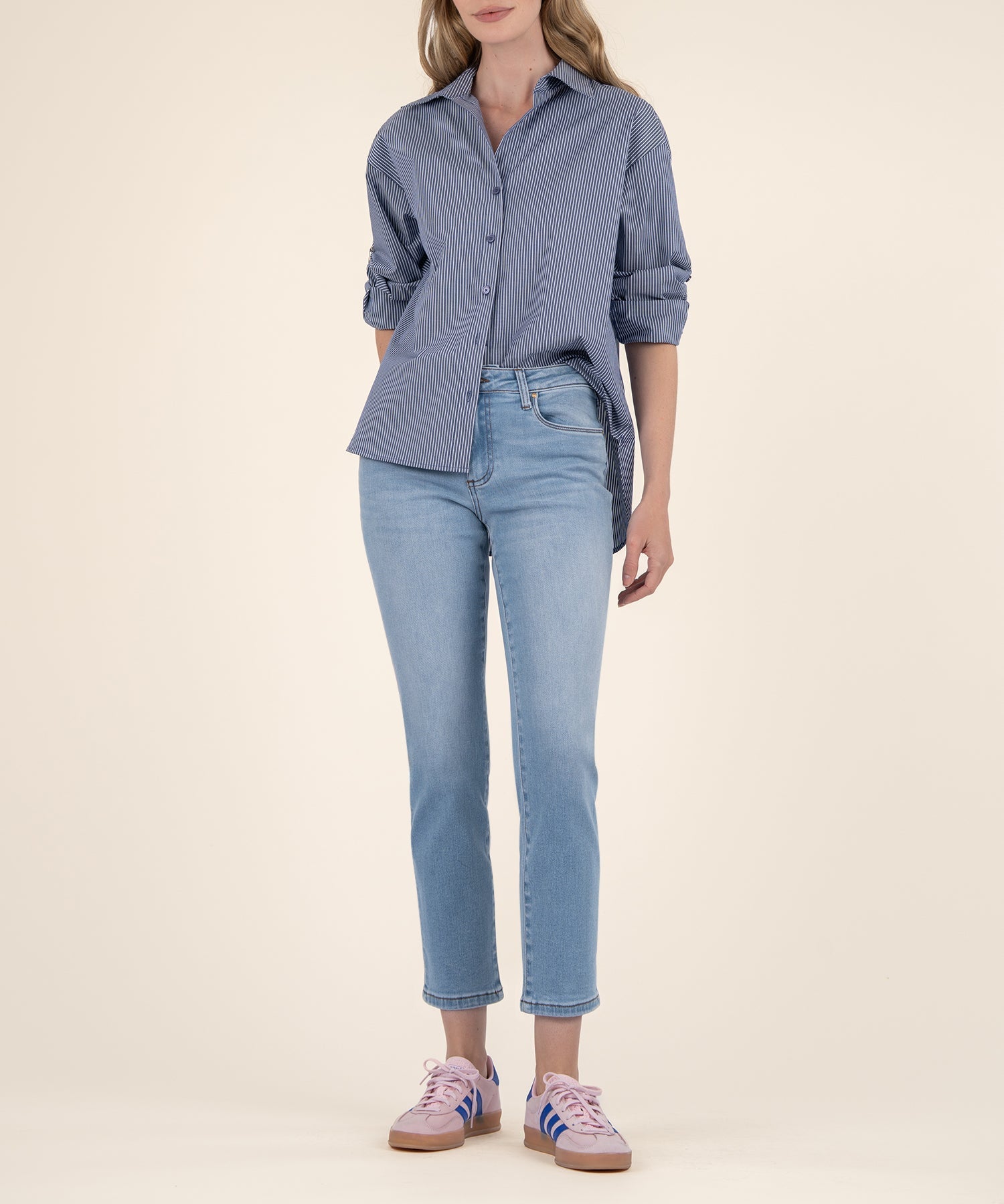 Reese Mid Rise Ankle Straight