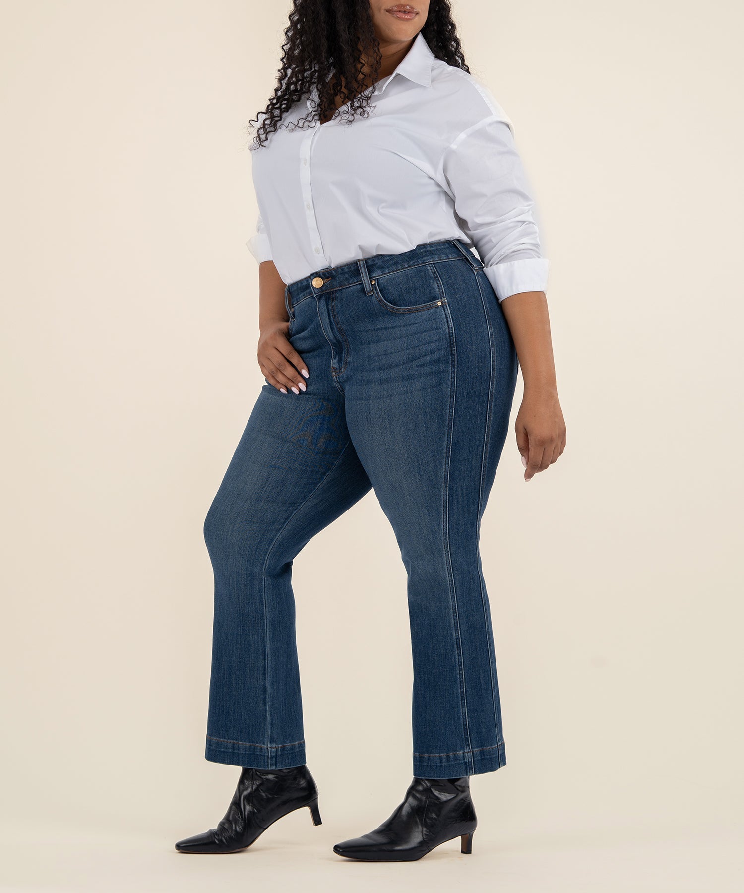 Natalie High Rise Bootcut, Plus