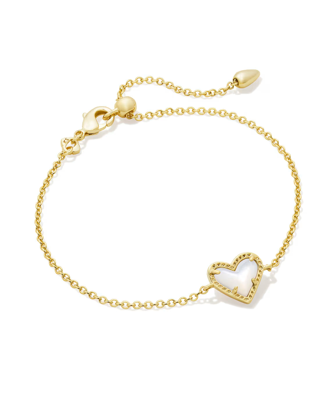 Ari Heart Delicate Chain Bracelet