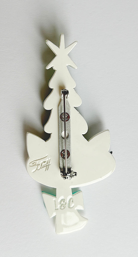Kitty Christmas Hat Brooch by Miss Fluff x Lipstick & Chrome