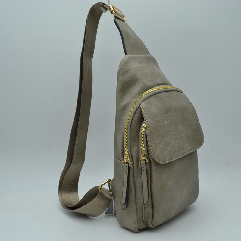 Ergonomic Structured Sling Backpack with Multi-Pocket Storage