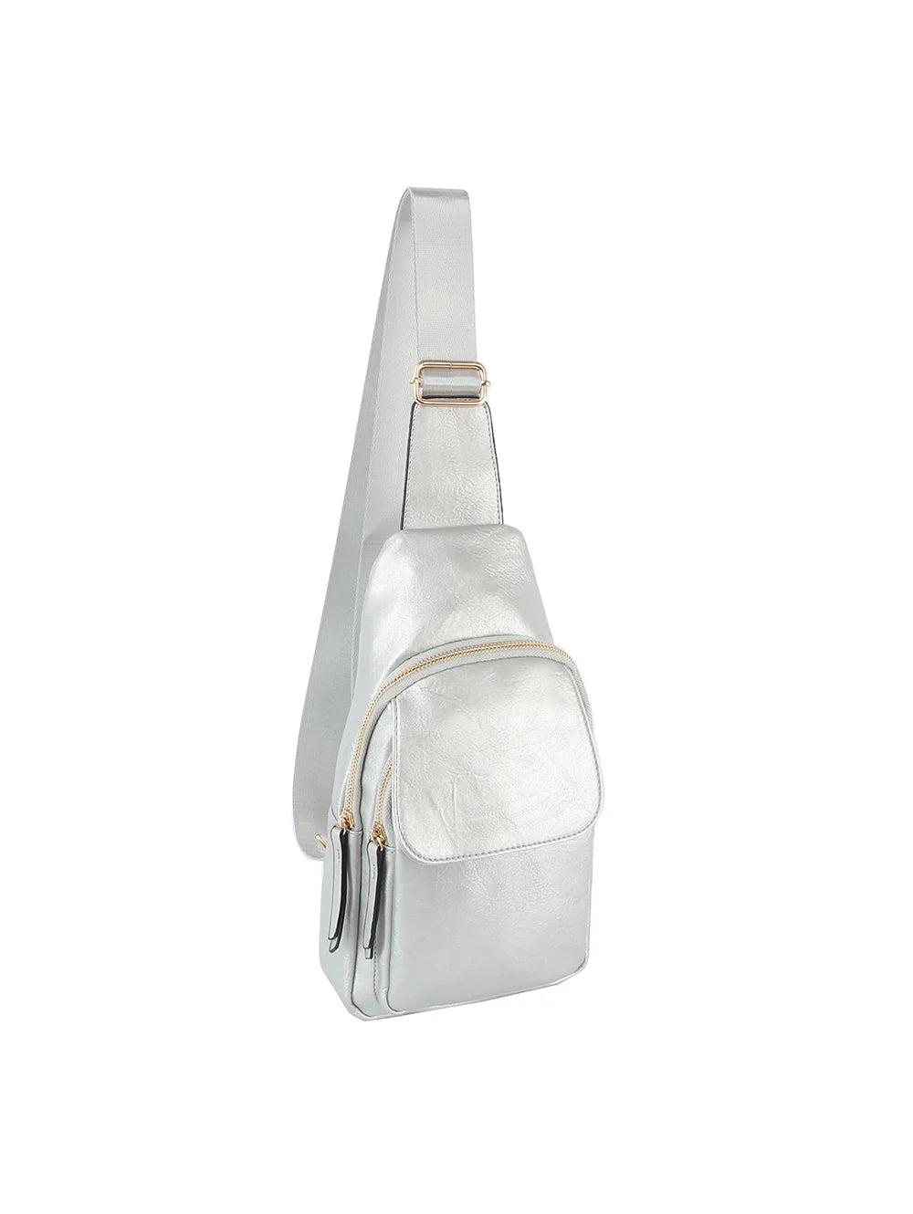 Ergonomic Structured Sling Backpack with Multi-Pocket Storage