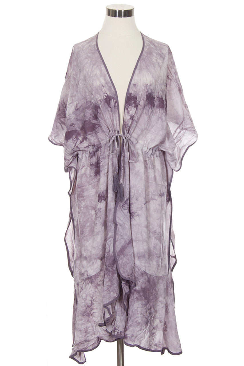 C.C TIE DYE BEACH COVERUP