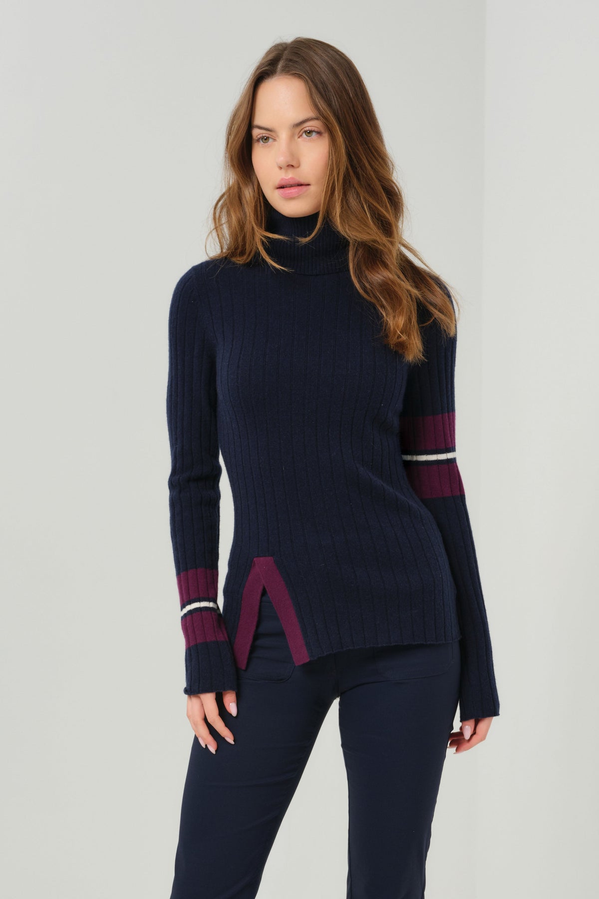 Lourdes Cashmere Turtleneck Sweater