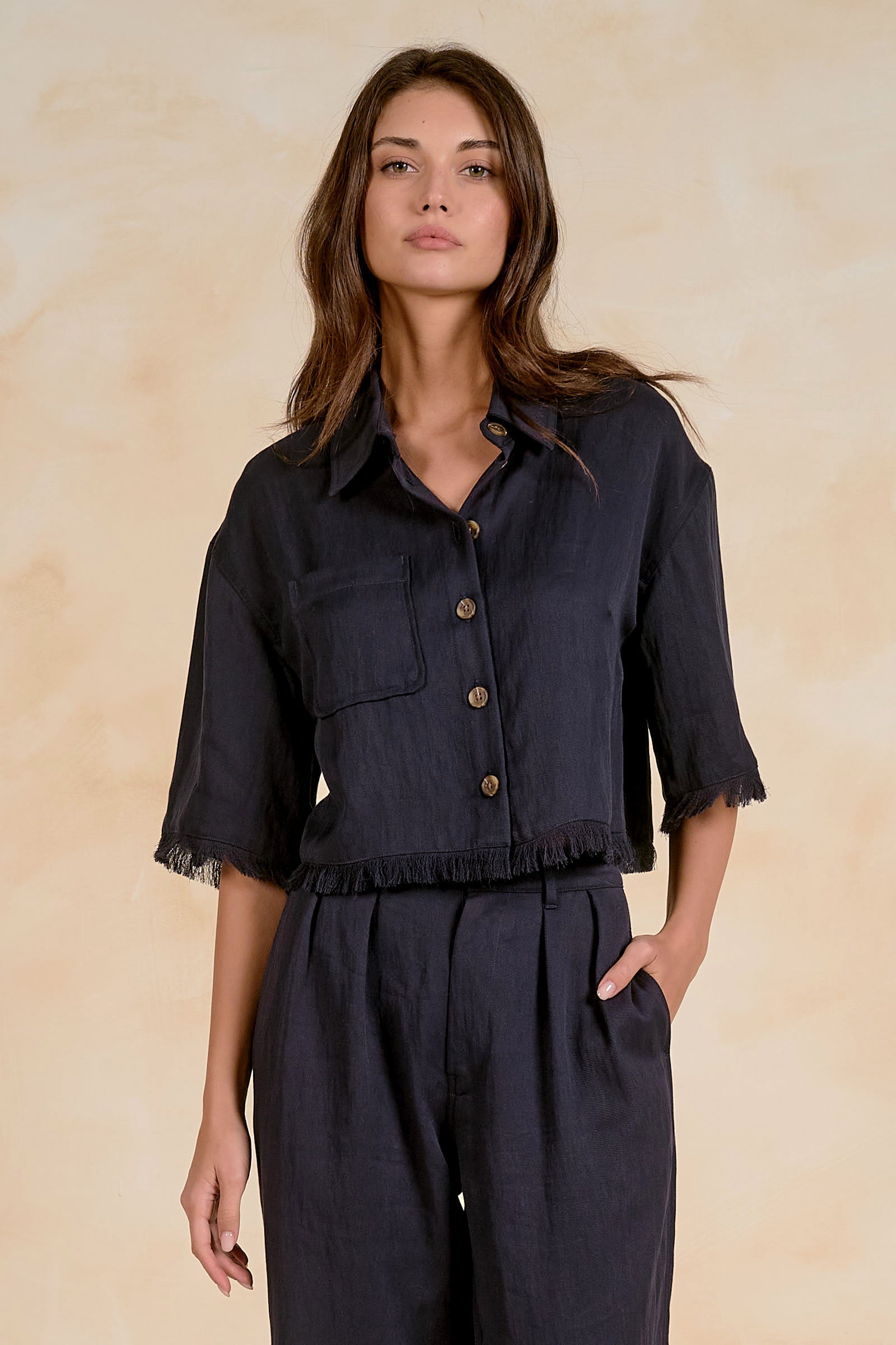 Lara Top Navy