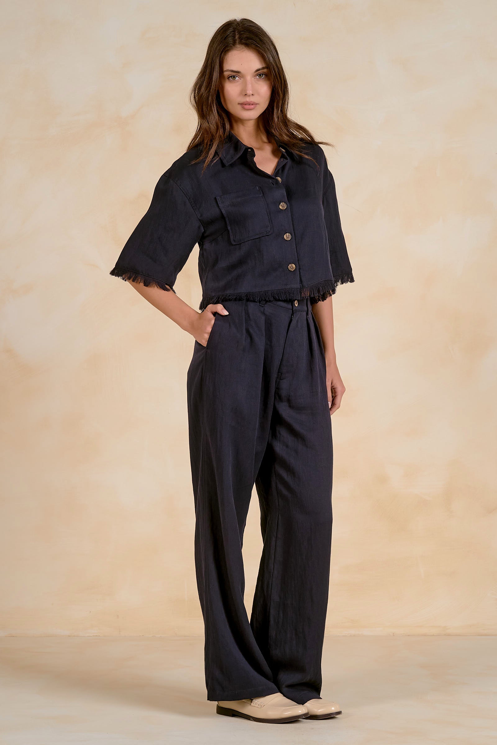 Lara Top Navy