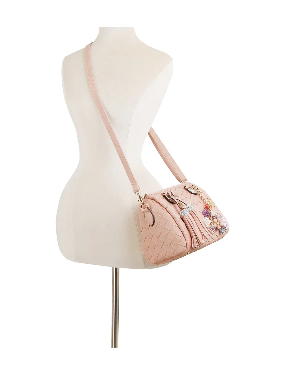 Shoulder Bag with Matching Removable Zipper Pouch