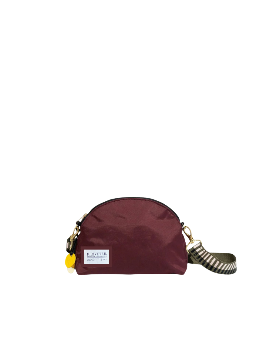 Hopper | Wine Nylon + Geo Webbed Strap