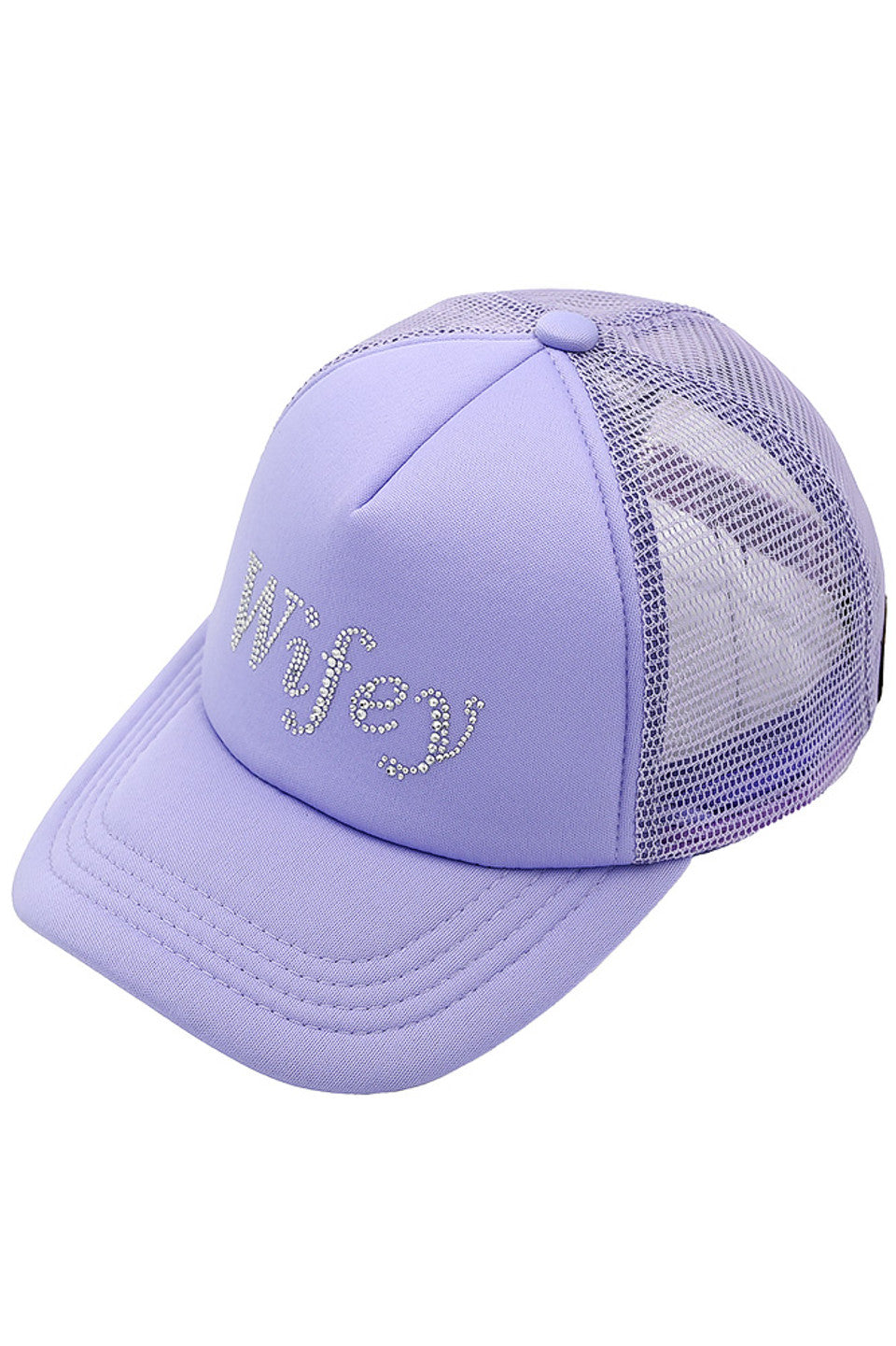 C.C WIFEY Rhinestones Trucker Cap