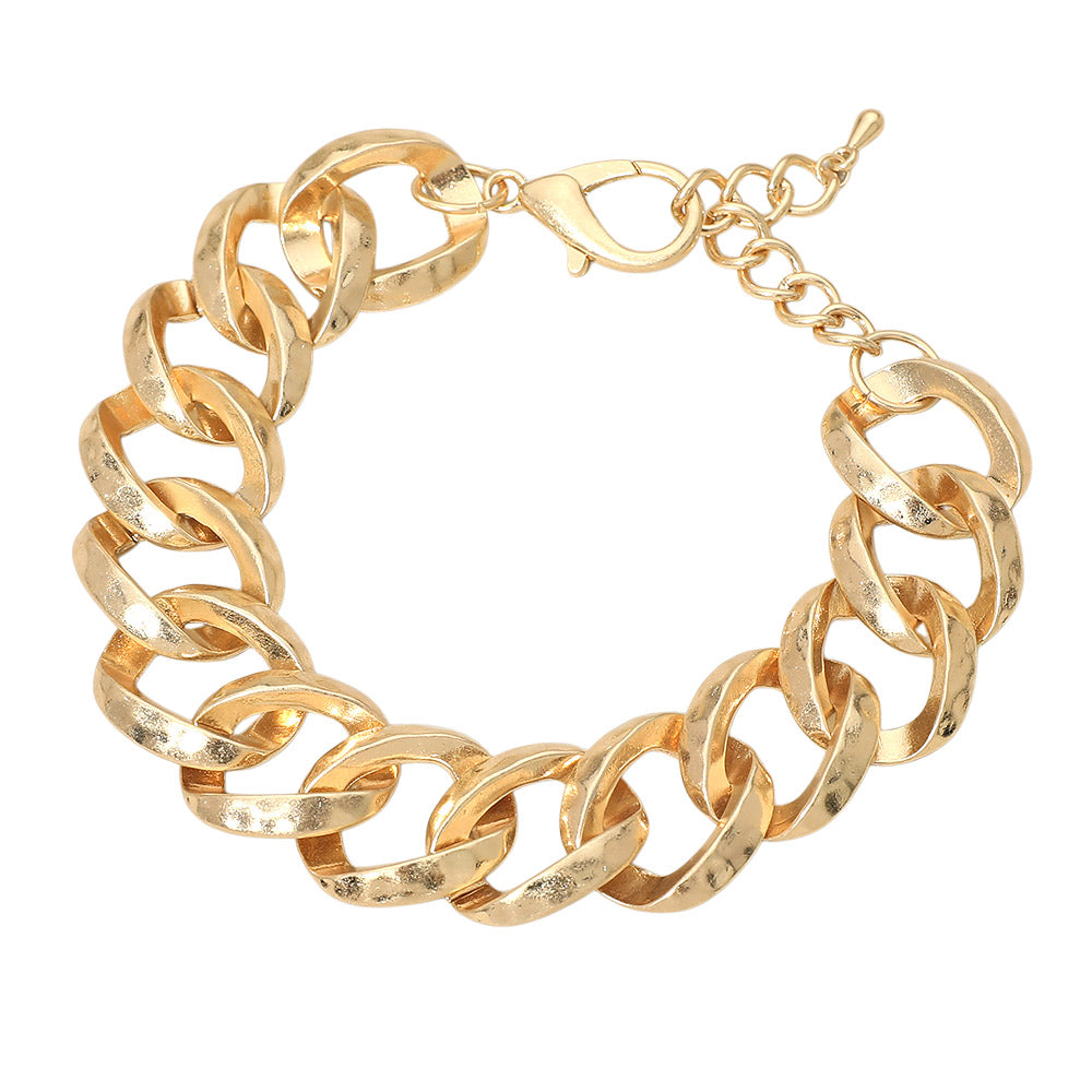 Bold Chunk Chain Link Bracelet