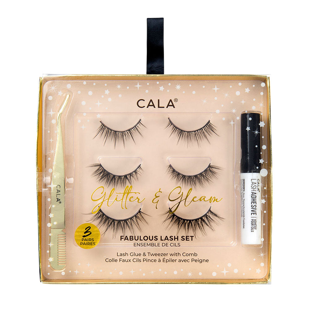 3Pairs - Glitter and Glam Fabulous Lash Set