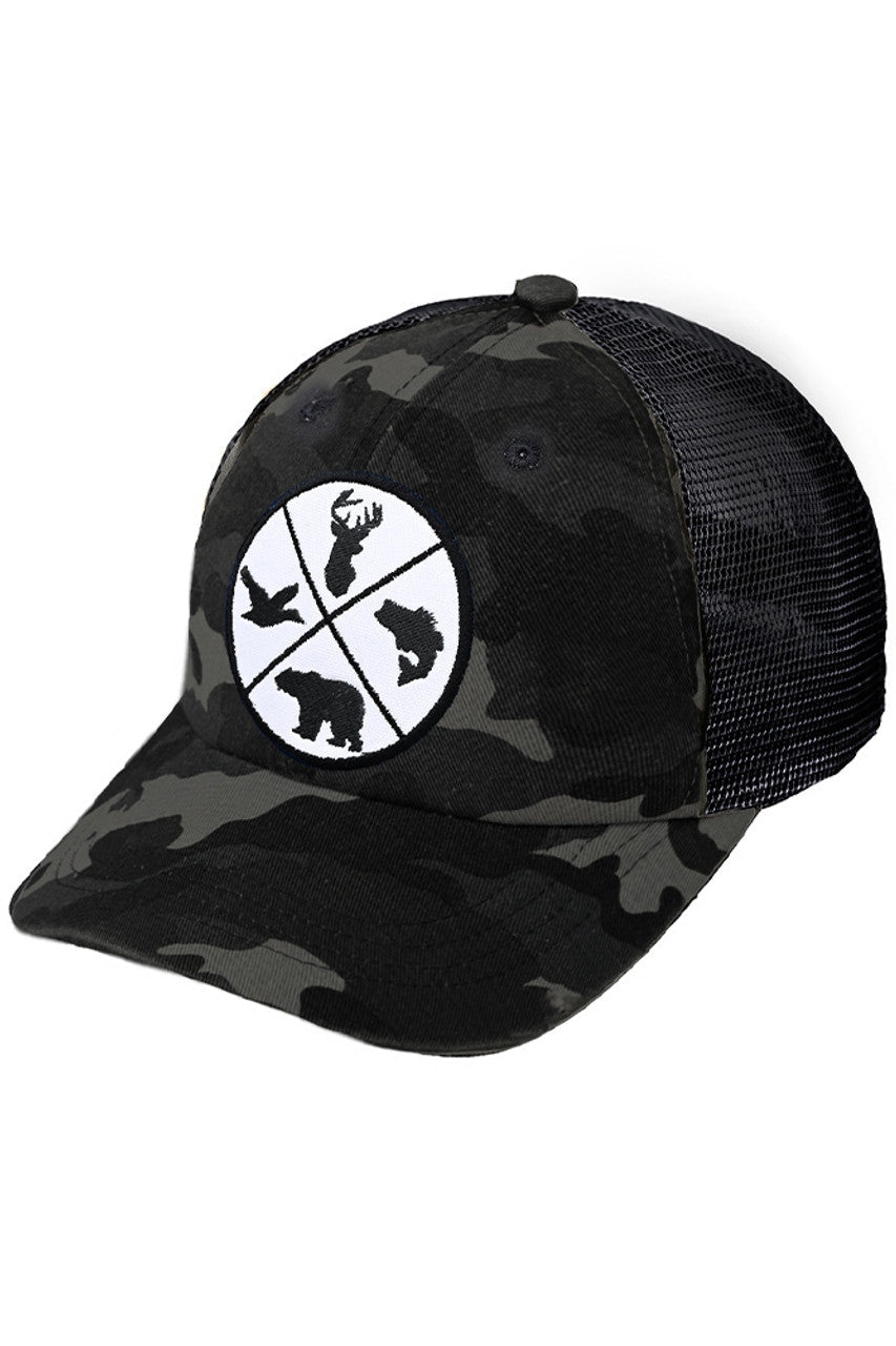 C.C Wild Animal Symbol Embroidery Patch Ball Cap