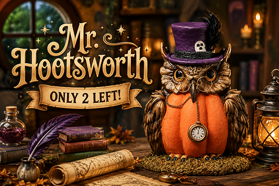 Mr. Hootsworth by Bethany Lowe Designs