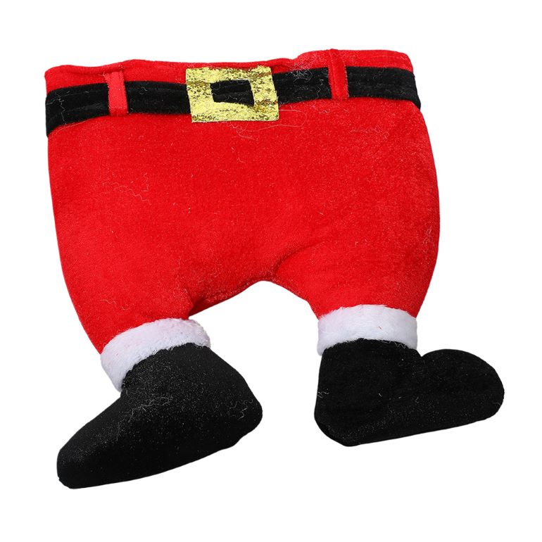 Plush Santa Chimney Christmas Hat