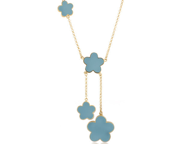 Daisy Love Necklace — Flower Y-Drop