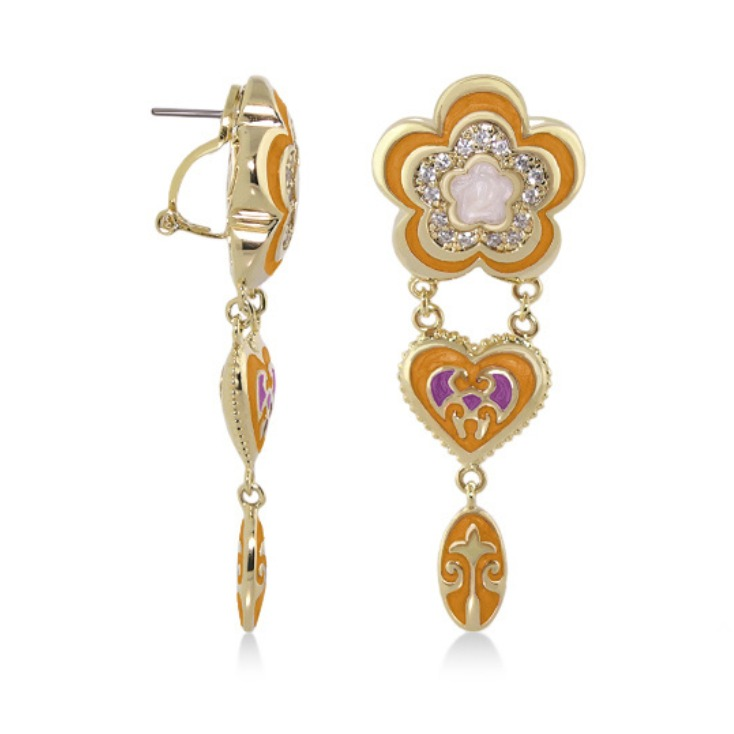 Bows And Hearts Earrings